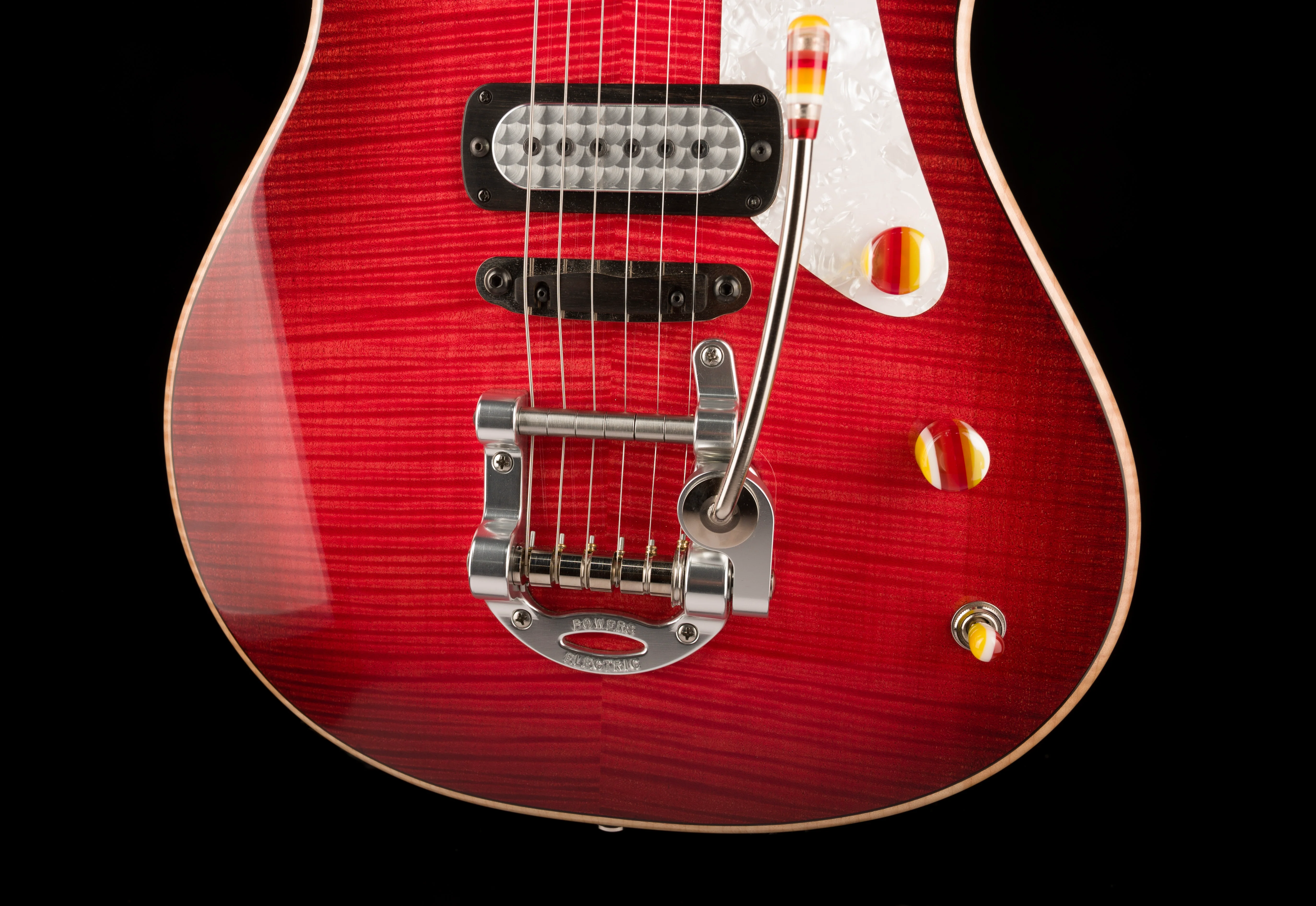 Powers Electric A-Type Select Cosmo Red With Softshell Case - Image 5