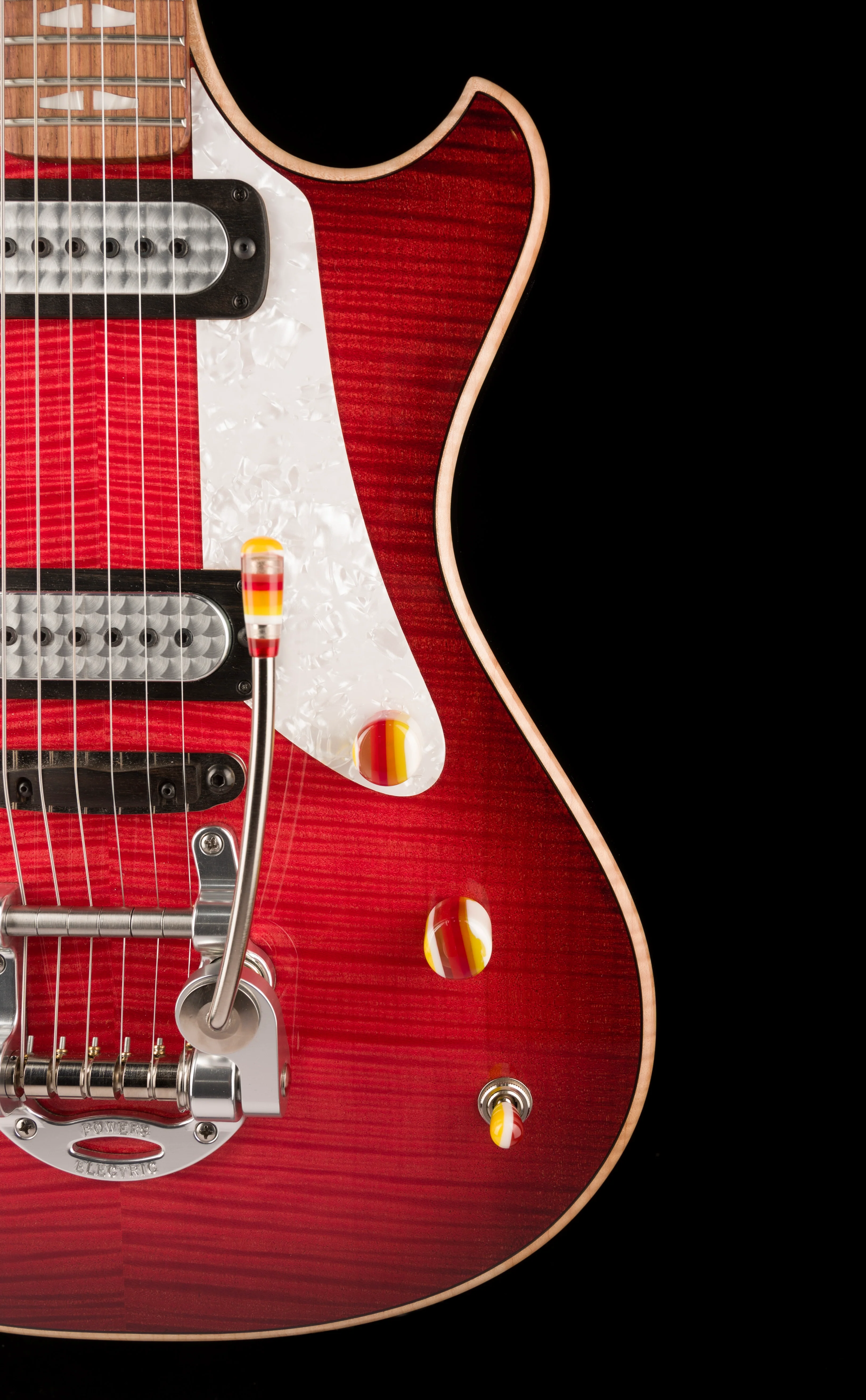 Powers Electric A-Type Select Cosmo Red With Softshell Case - Image 9
