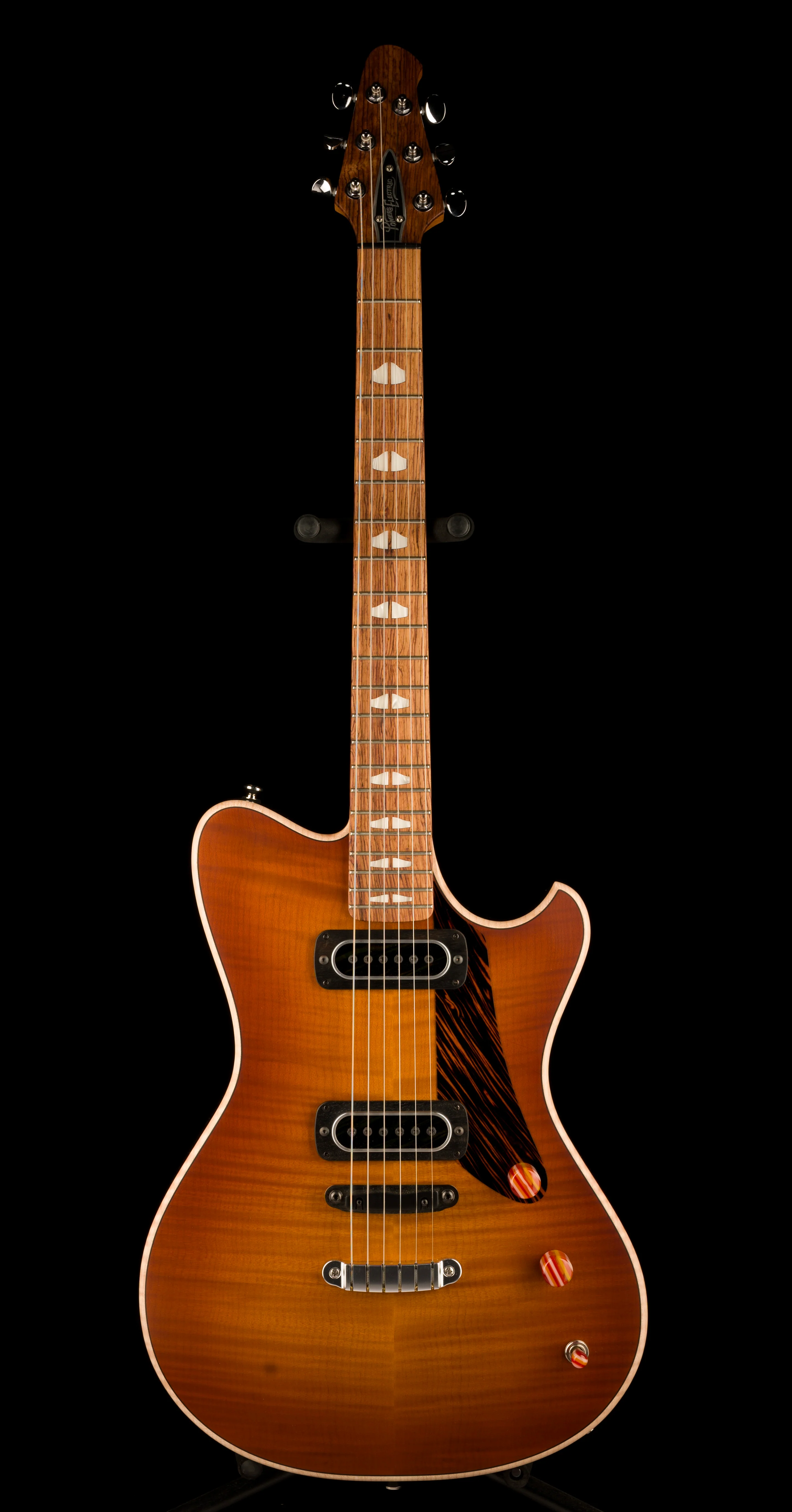 Powers Electric A-Type Select Hardtail Sweet Tea Orange Hand-Rubbed with Softshell Case - Image 2