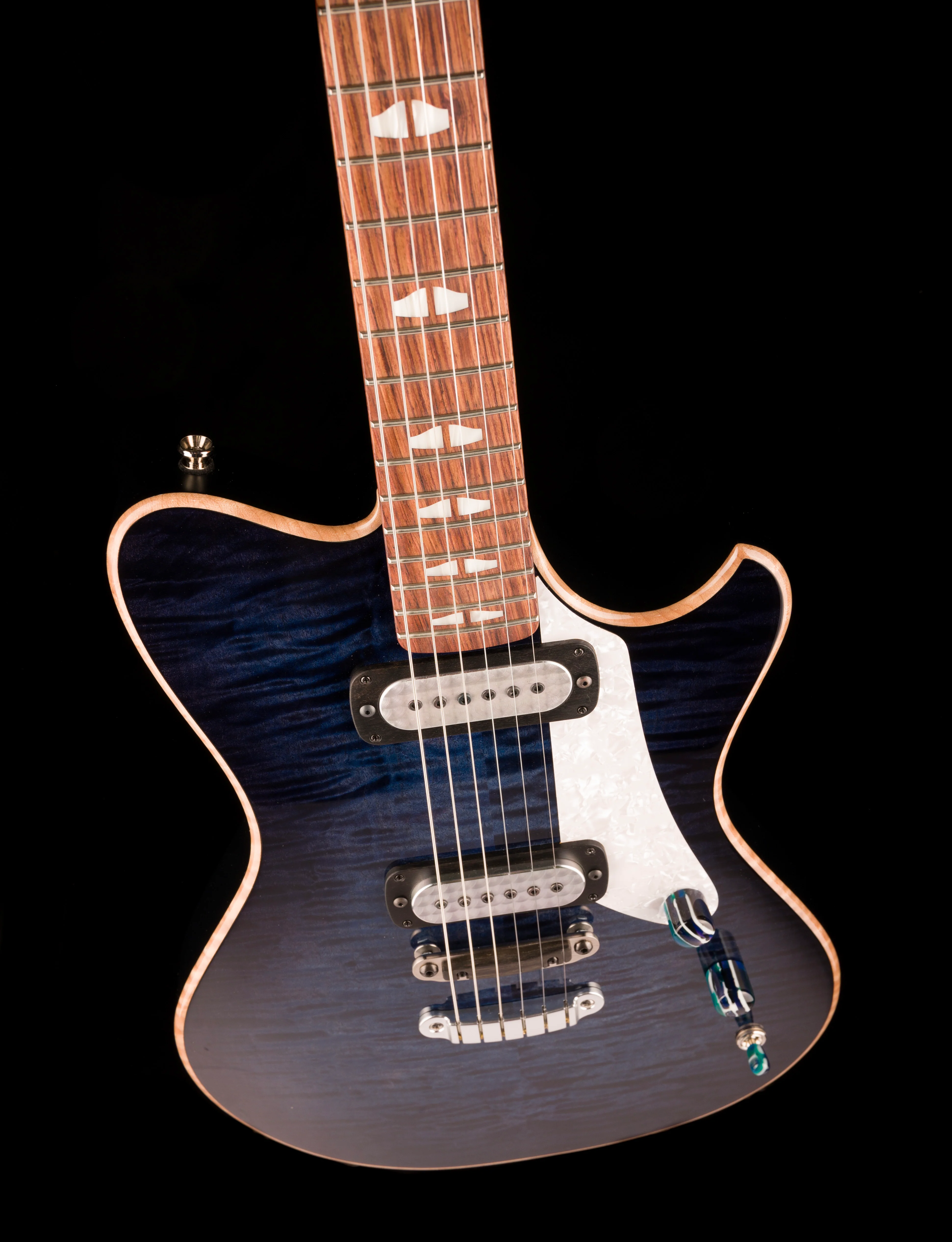 Powers Electric A-Type Select Hardtail Twilight Blue With Softshell Case - Image 4