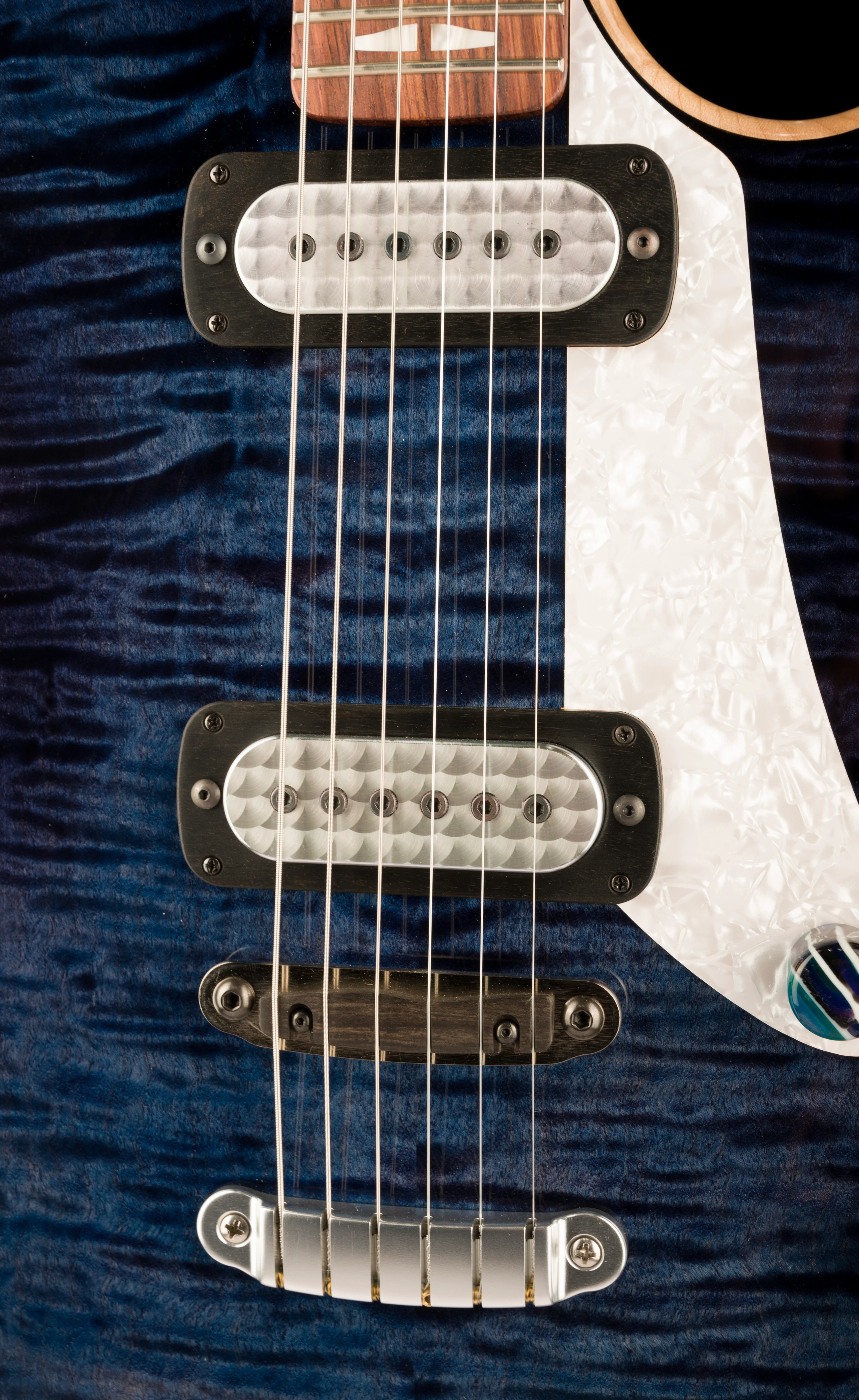 Powers Electric A-Type Select Hardtail Twilight Blue With Softshell Case - Image 7