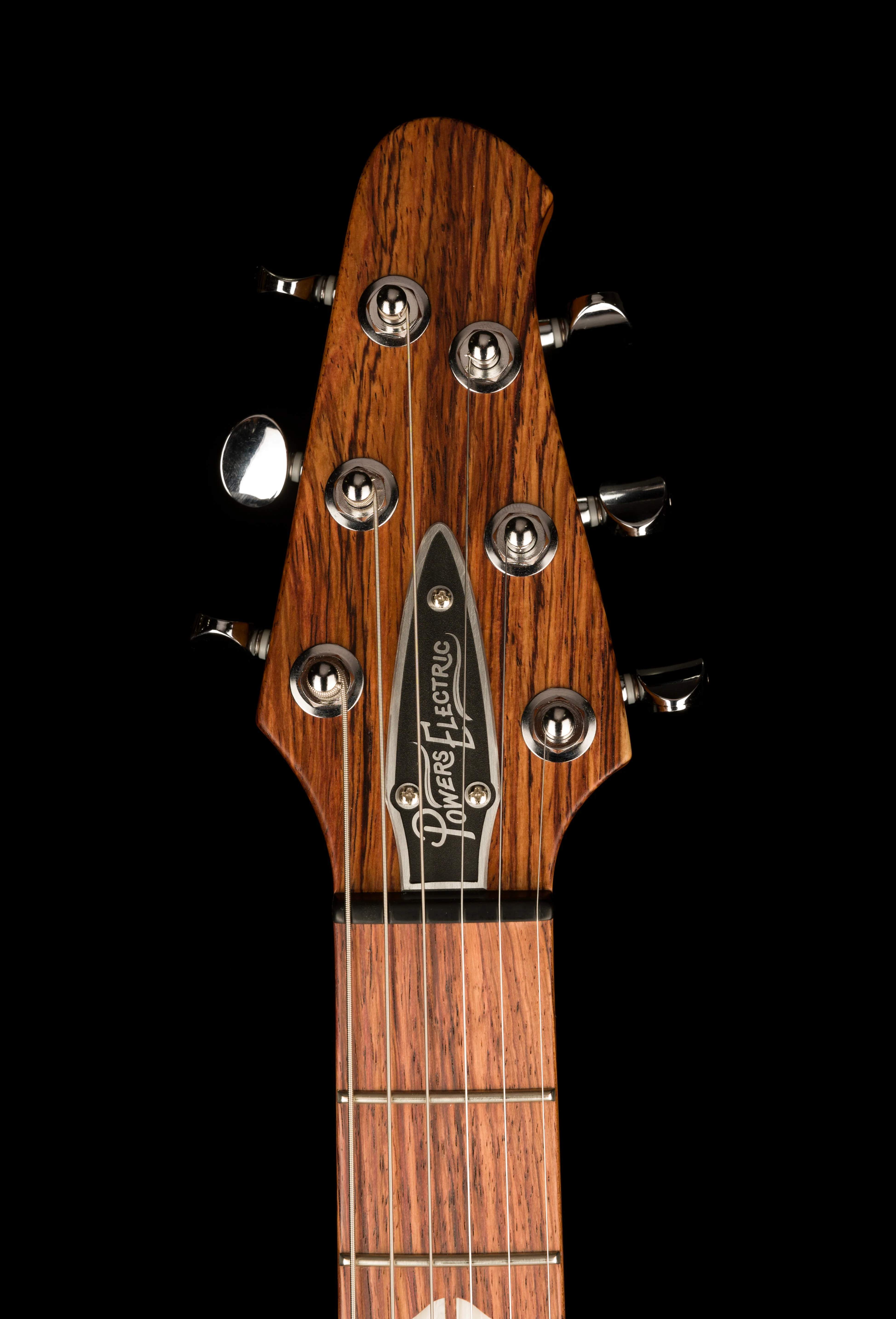 Powers Electric A-Type Select Wild Honey Burst Firestripe Pickguard With Softshell Case - Image 16