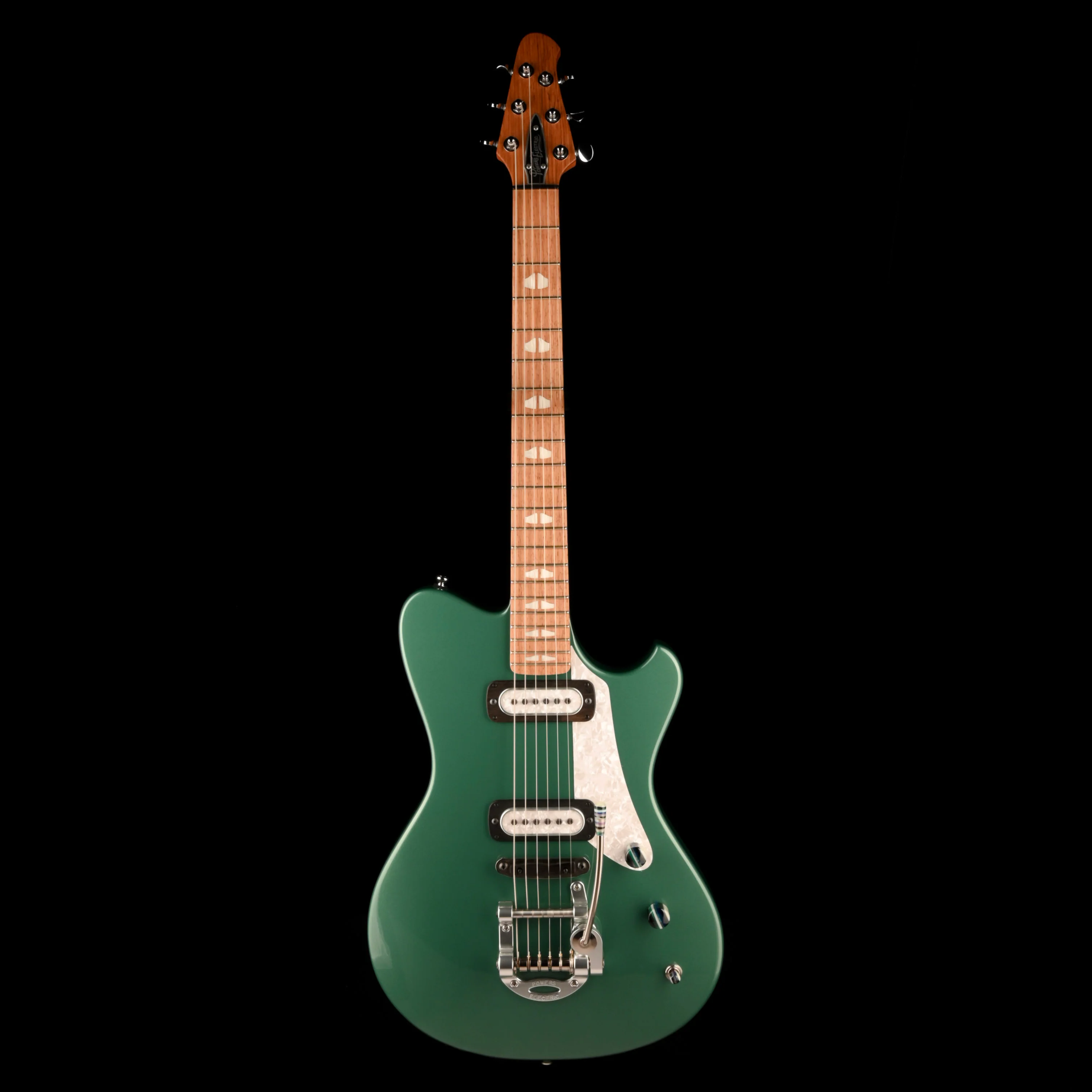 Powers Electric A-Type Silver Jade Mach 1 With Softshell Case - Image 2