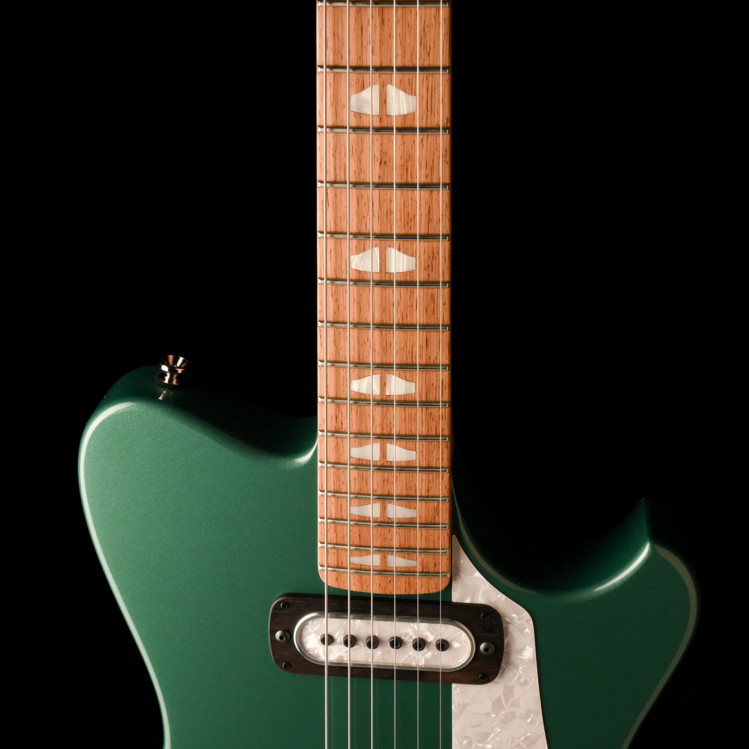 Powers Electric A-Type Silver Jade Mach 1 With Softshell Case - Image 3
