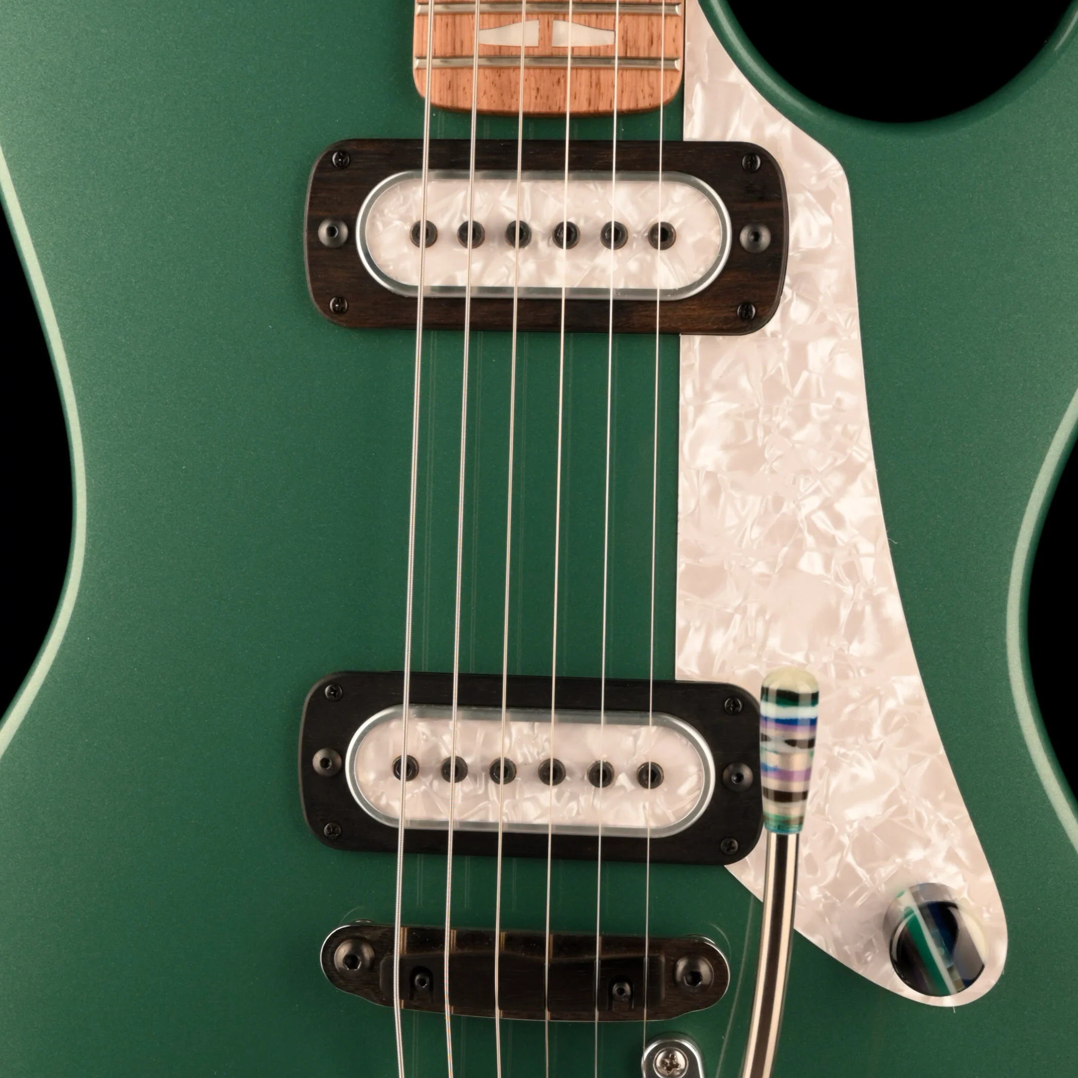 Powers Electric A-Type Silver Jade Mach 1 With Softshell Case - Image 5