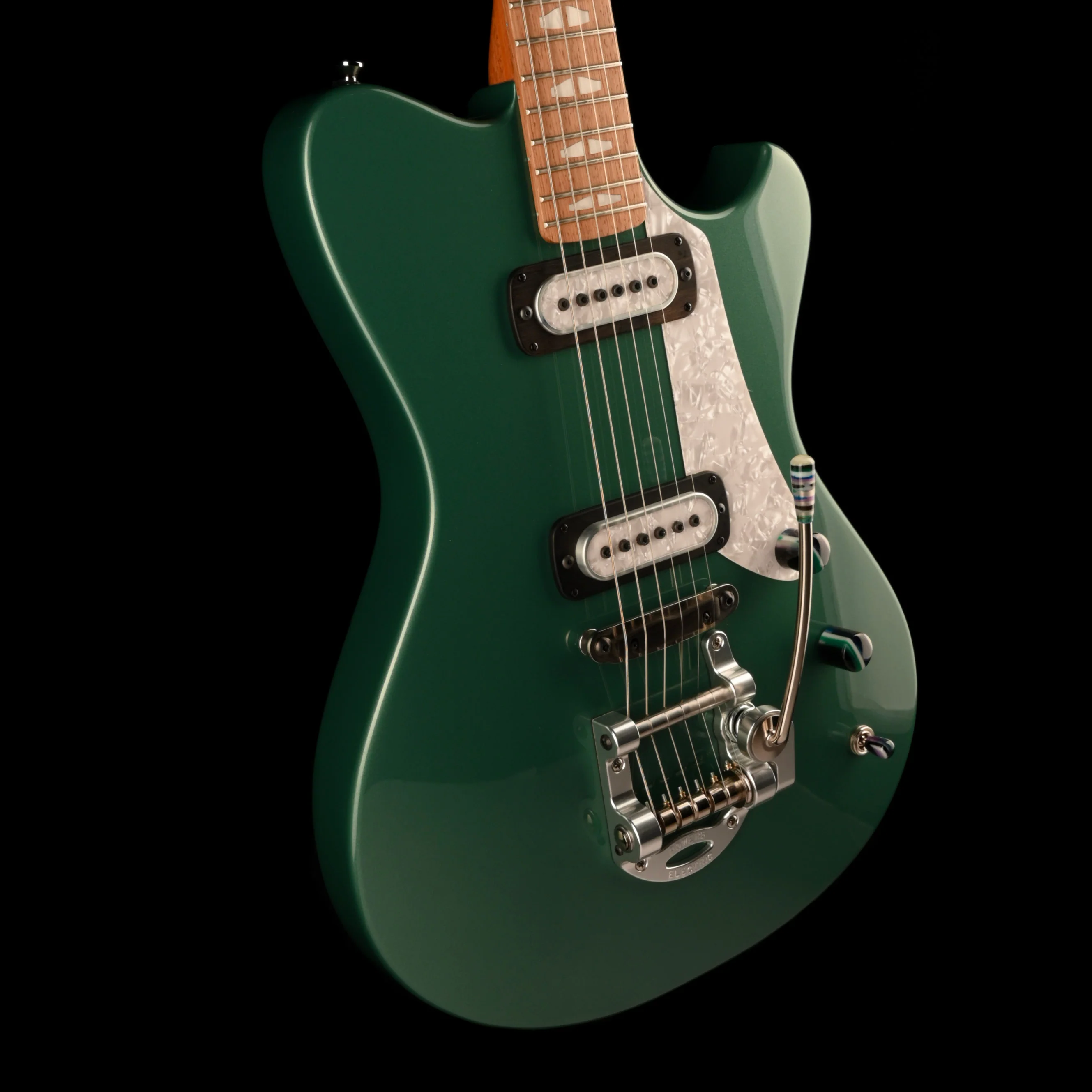 Powers Electric A-Type Silver Jade Mach 1 With Softshell Case - Image 7