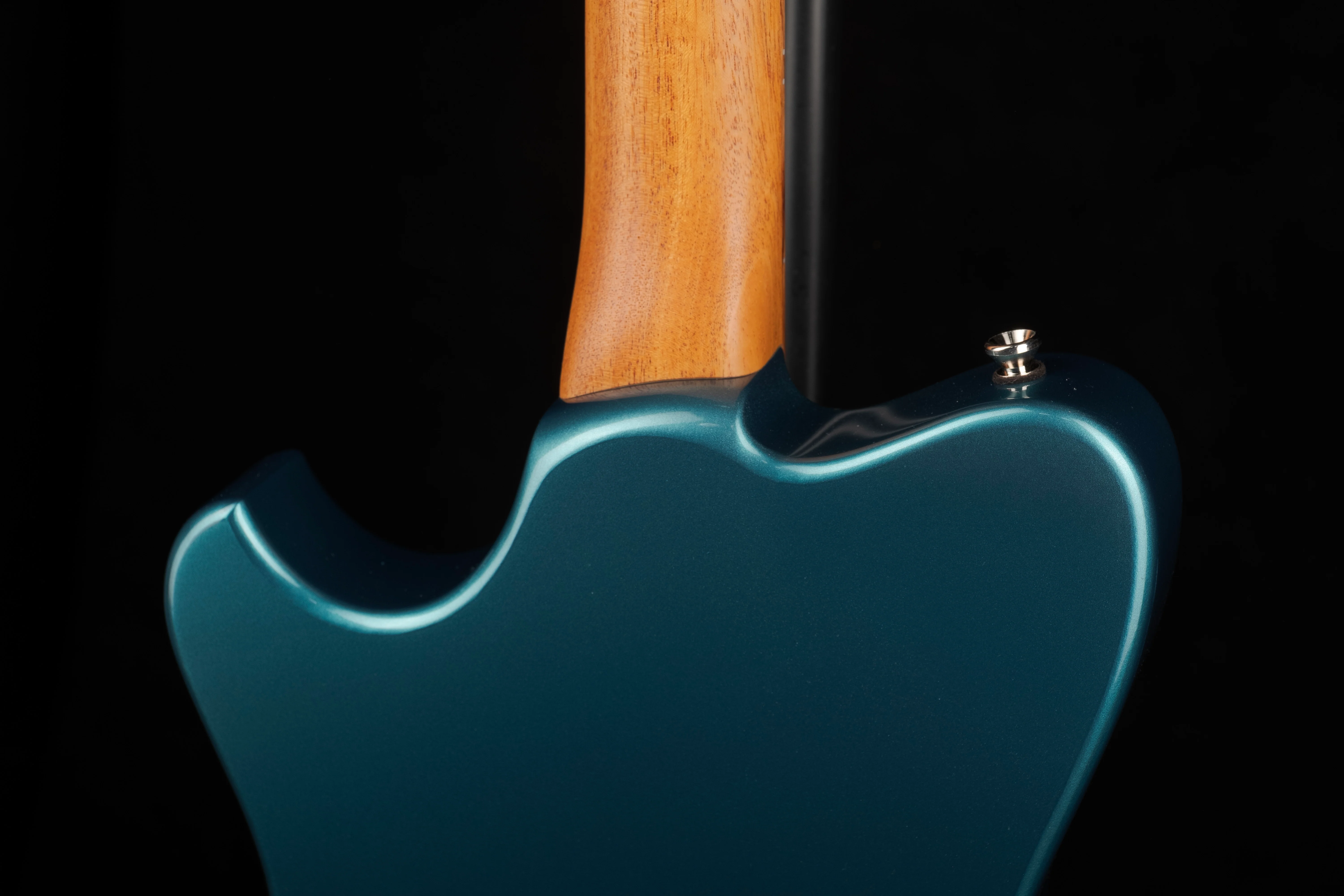 Powers Electric A-Type Turquoise Metallic With Softshell Case - Image 11