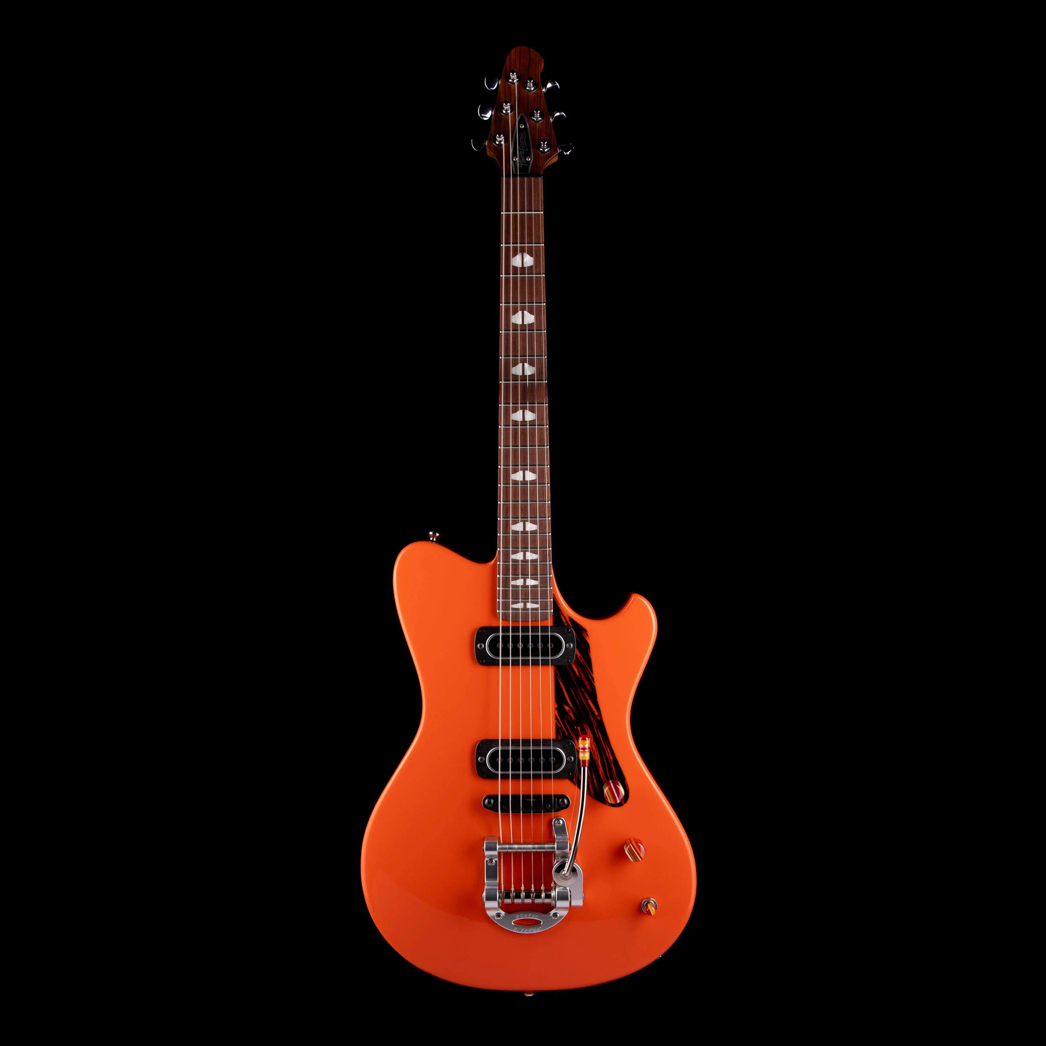 Powers Electric A-Type Valencia Orange With Softshell Case - Image 2