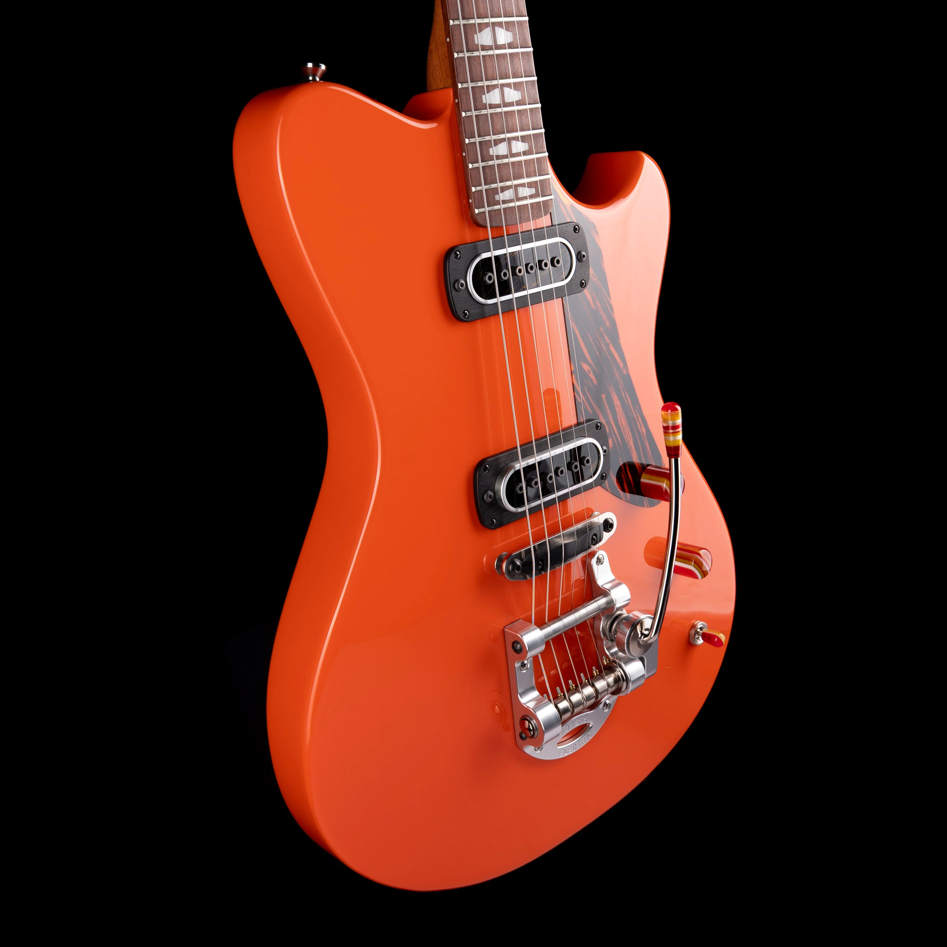 Powers Electric A-Type Valencia Orange With Softshell Case - Image 6