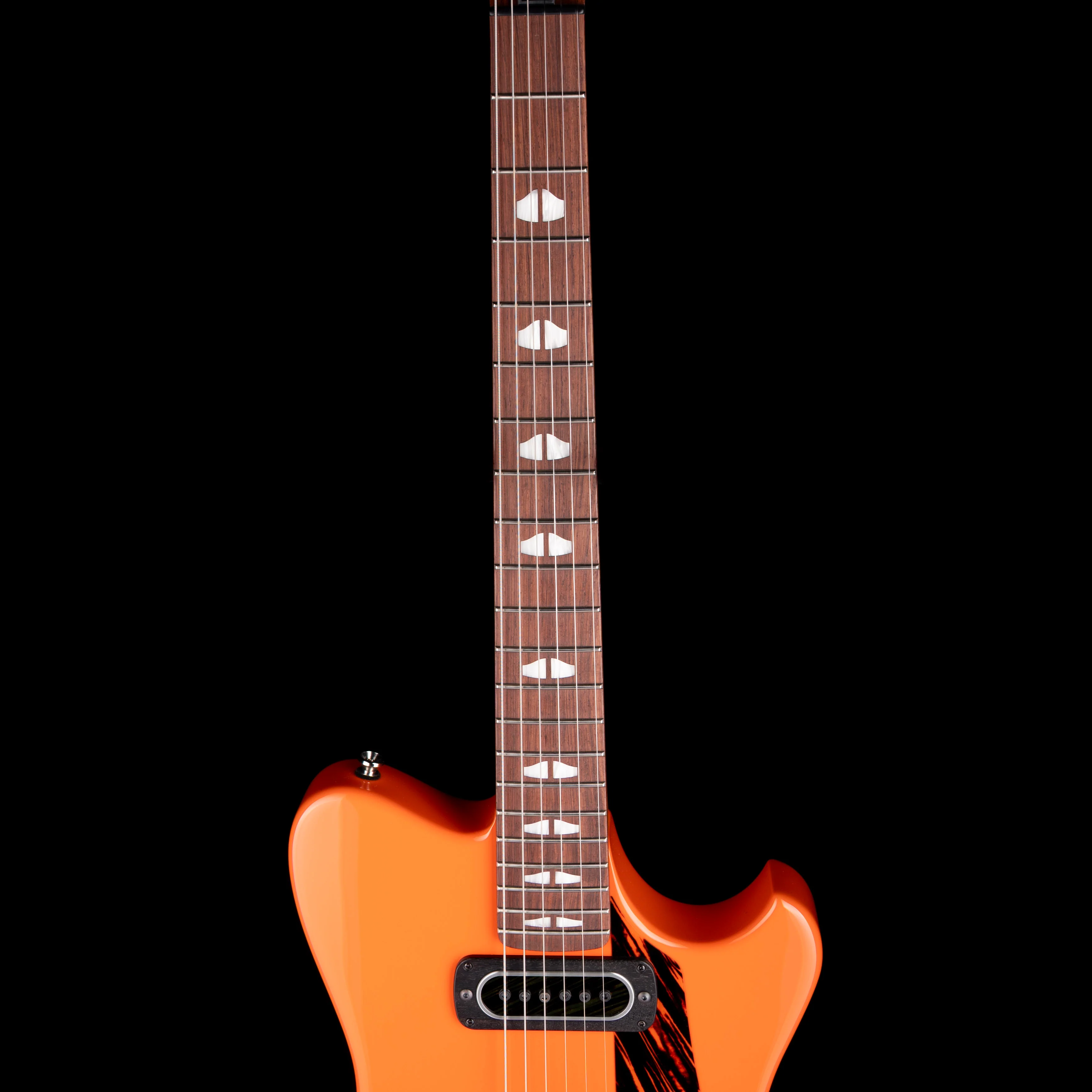 Powers Electric A-Type Valencia Orange With Softshell Case - Image 7