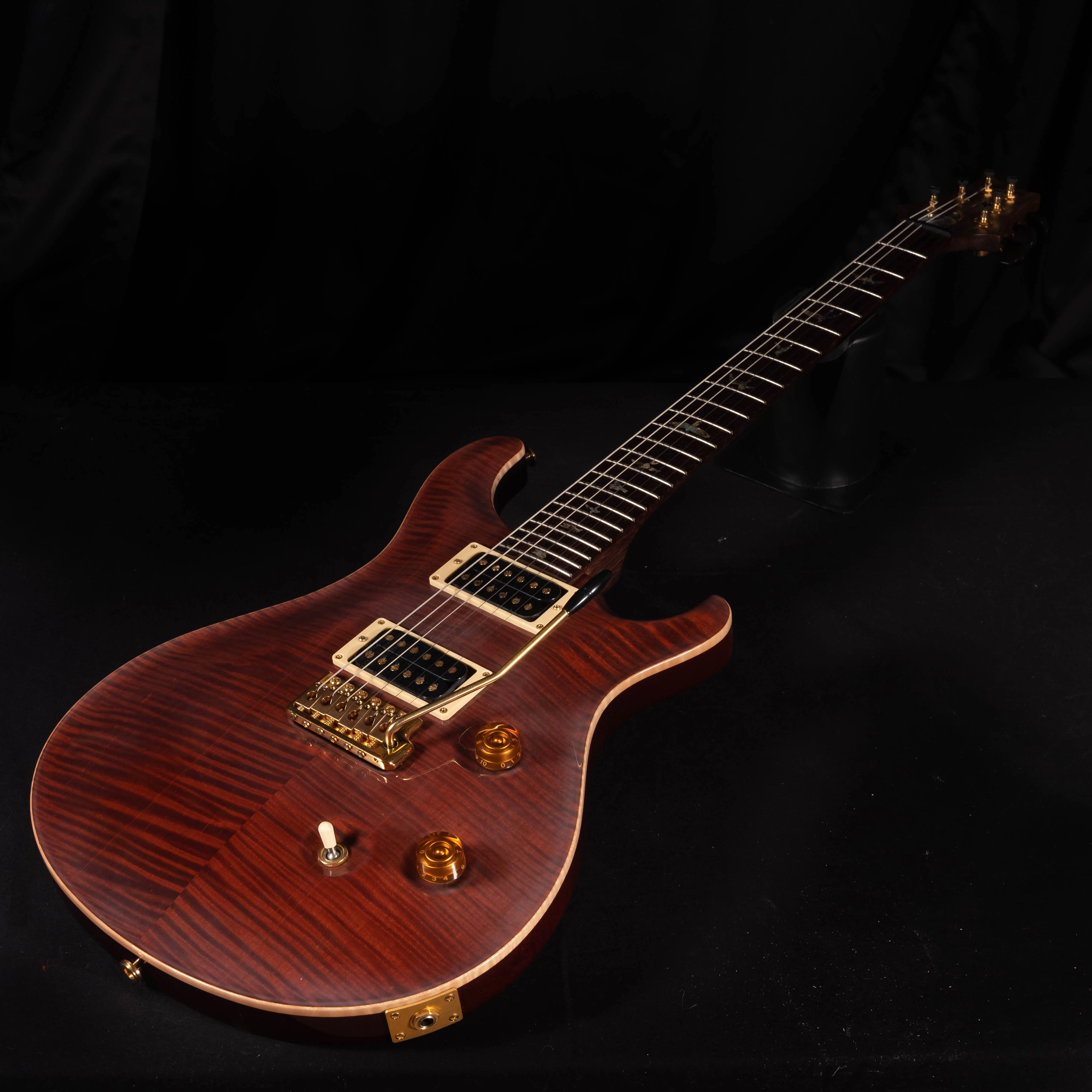 Pre Owned '04 Paul Reed Smith PRS Artist Custom 24 Tortoise Flame Rosewood Neck W/ OHSC - Image 3