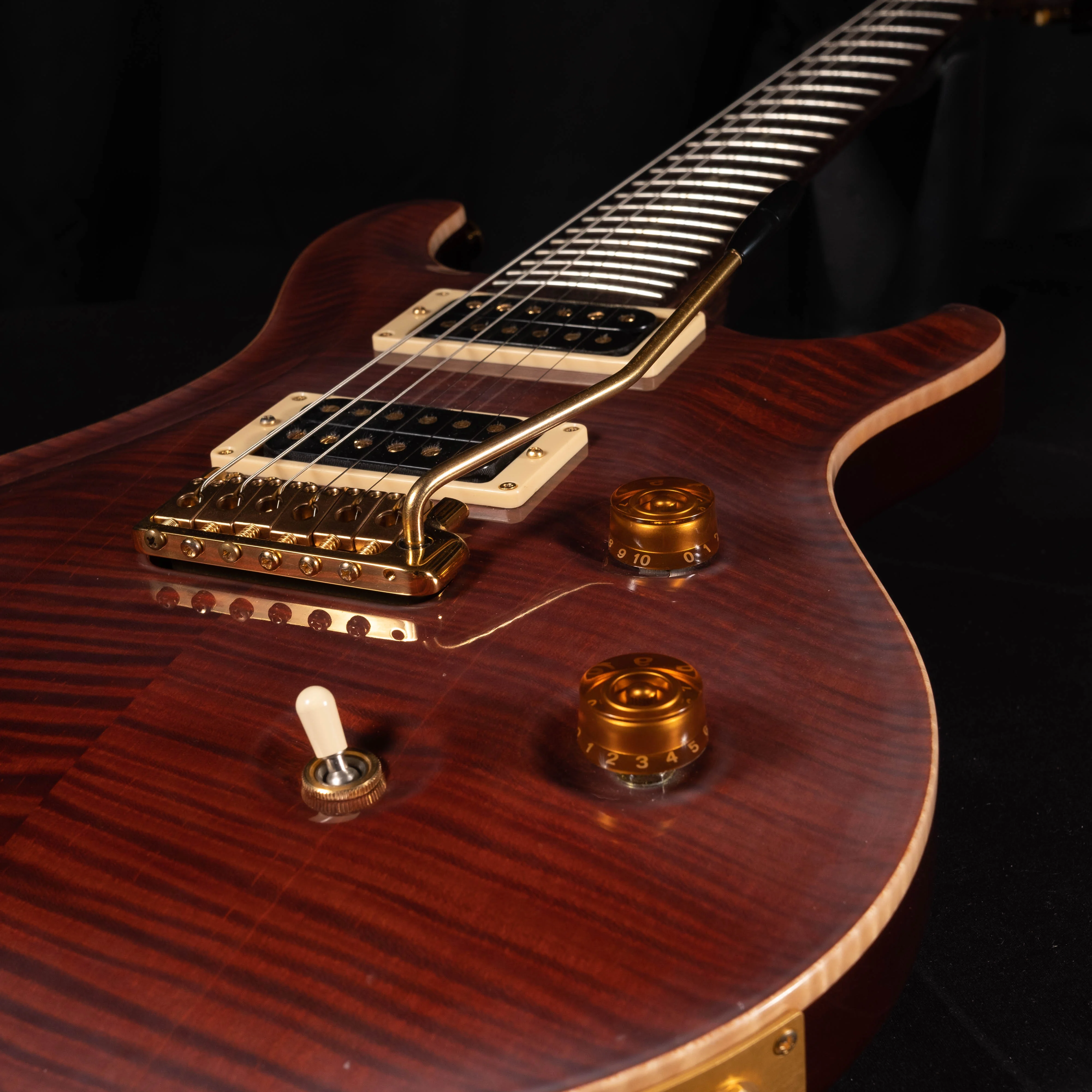 Pre Owned '04 Paul Reed Smith PRS Artist Custom 24 Tortoise Flame Rosewood Neck W/ OHSC - Image 4