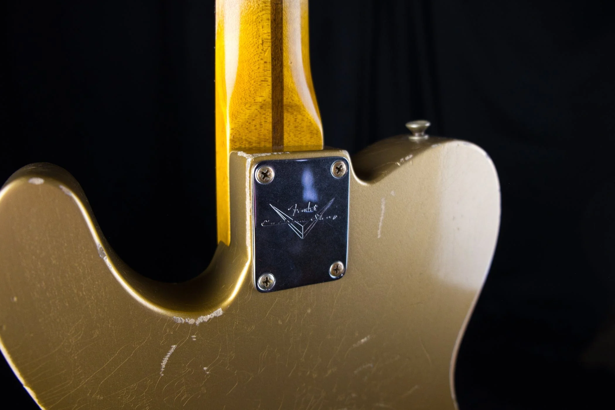 Used Fender Custom Shop Masterbuilt John Cruz MVP Series 60's Telecaster Relic Shoreline Gold - Image 9