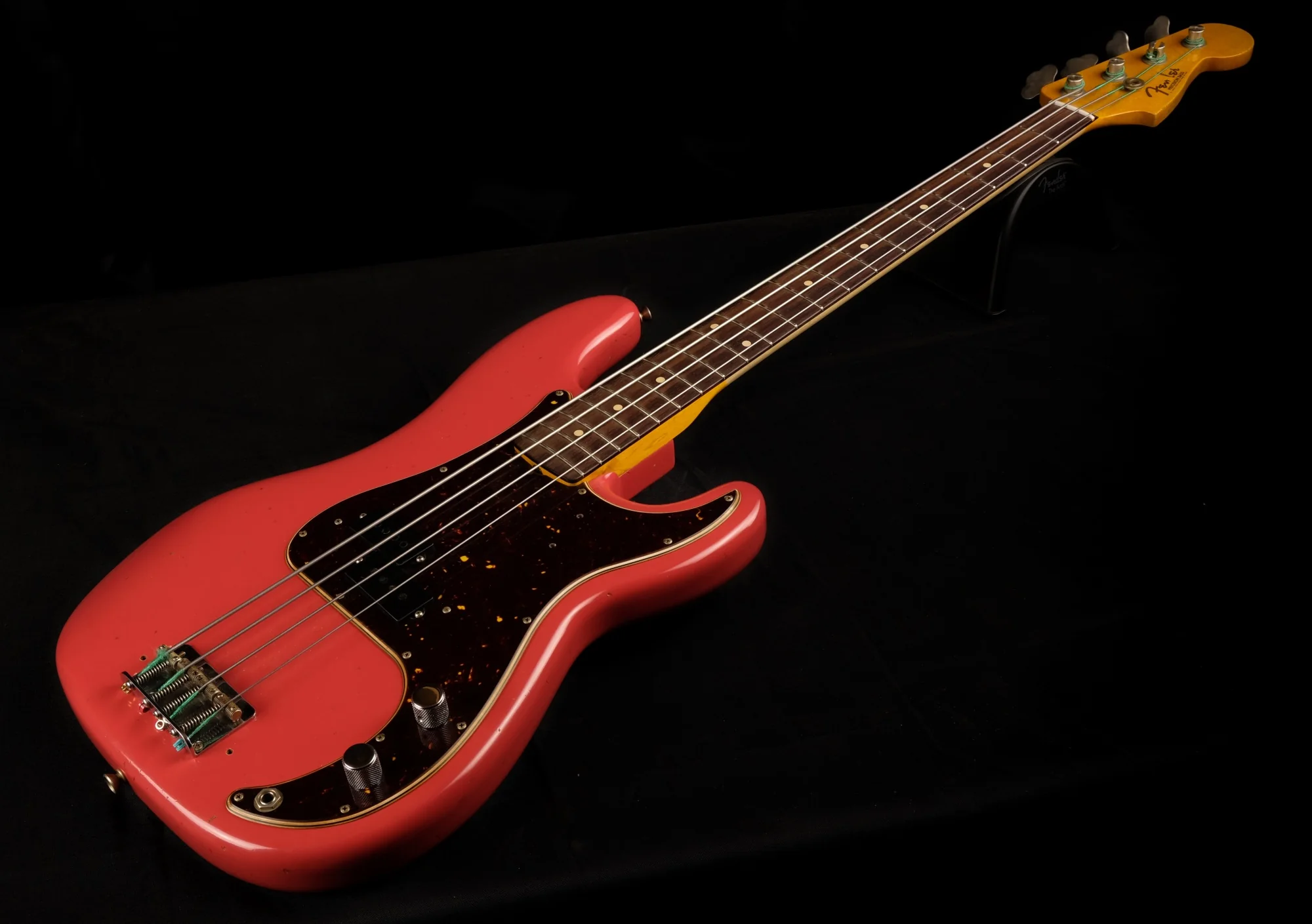 Pre Owned '19 Fender Custom Shop Relic Pino Palladino Signature Precision Bass Guitar With OHSC - Image 3
