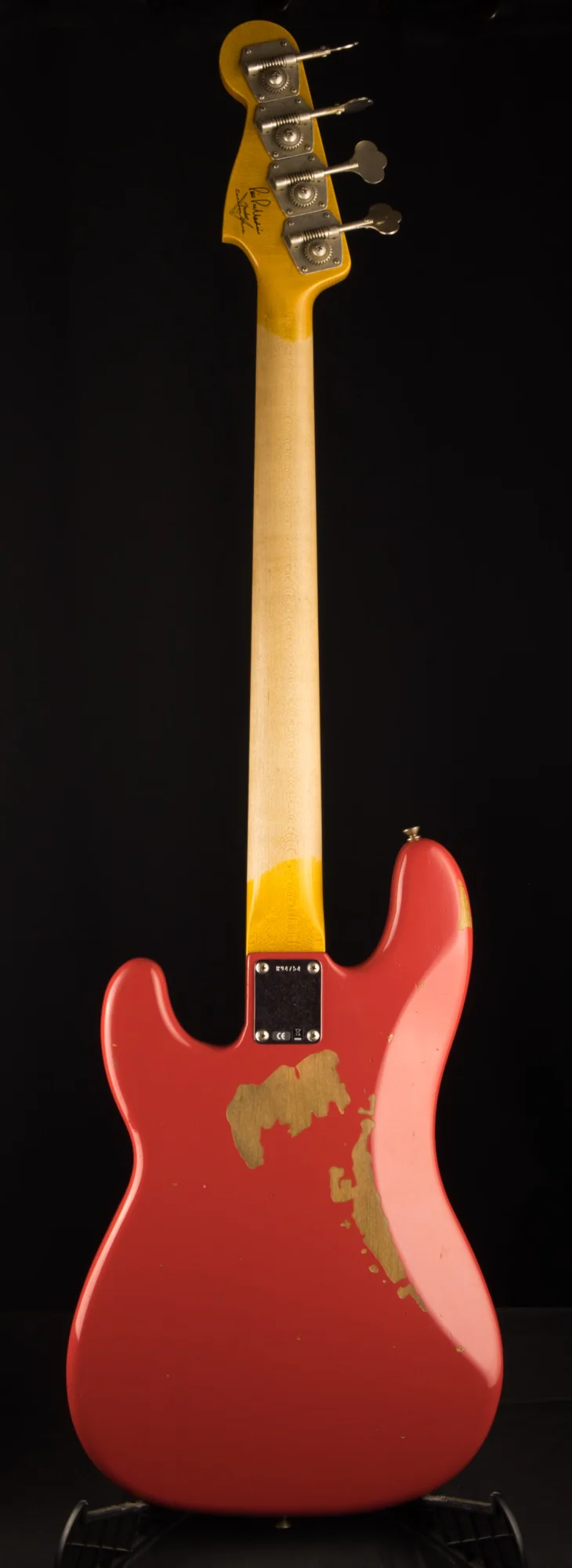 Pre Owned '19 Fender Custom Shop Relic Pino Palladino Signature Precision Bass Guitar With OHSC - Image 7