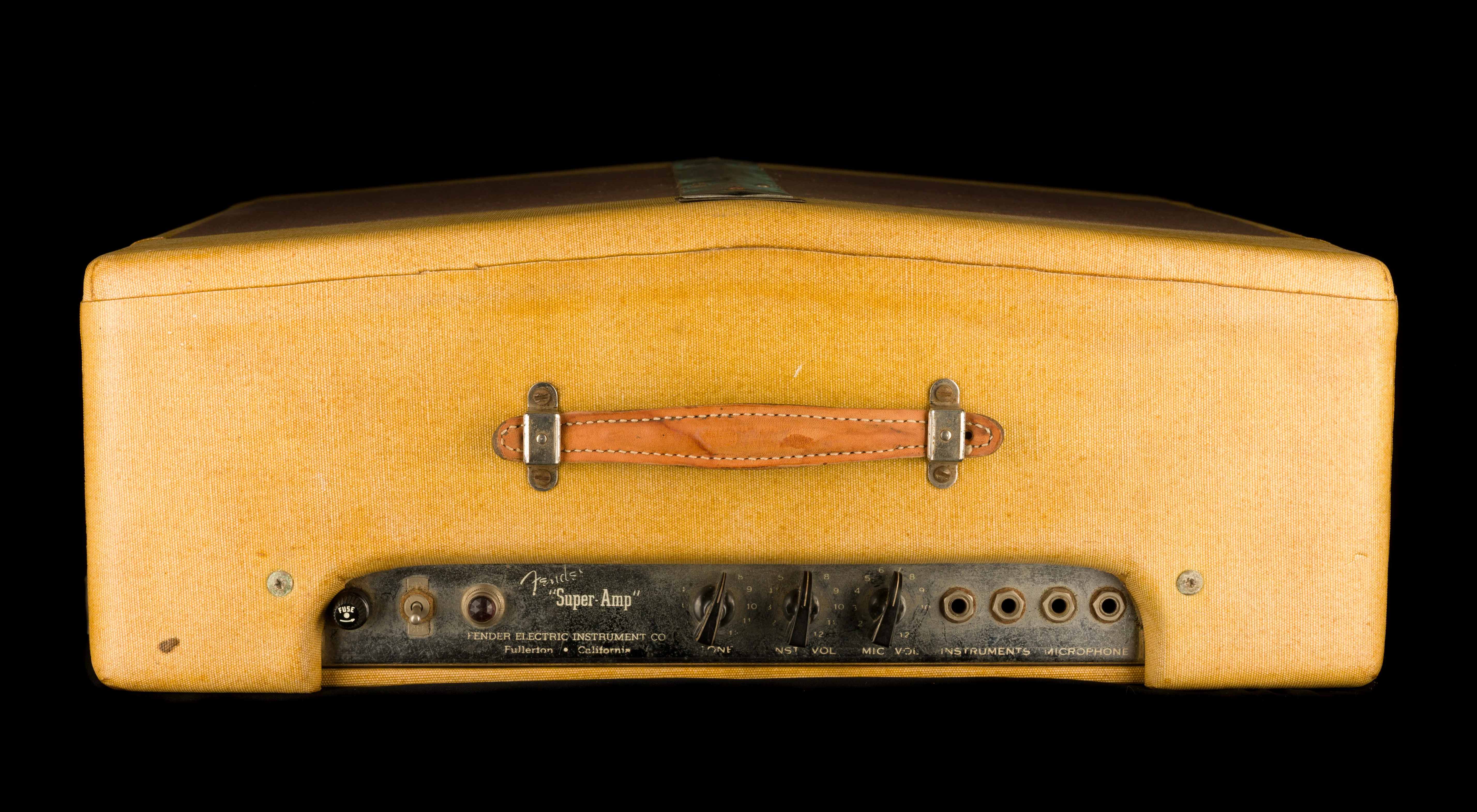 Vintage 1949 Fender V-Front Super Guitar Amp Combo - Image 10
