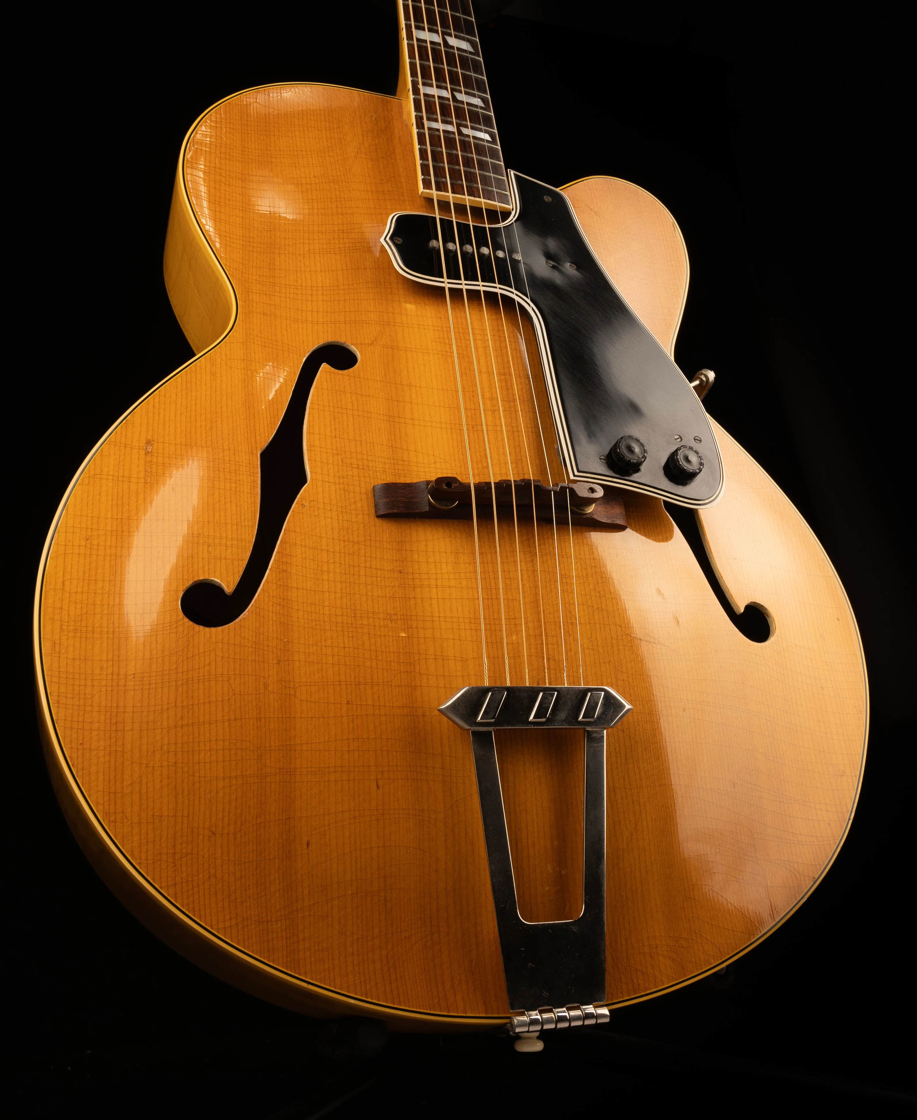 Vintage 1952 Gibson L-7CNE Natural Electric Guitar With OHSC - Image 3