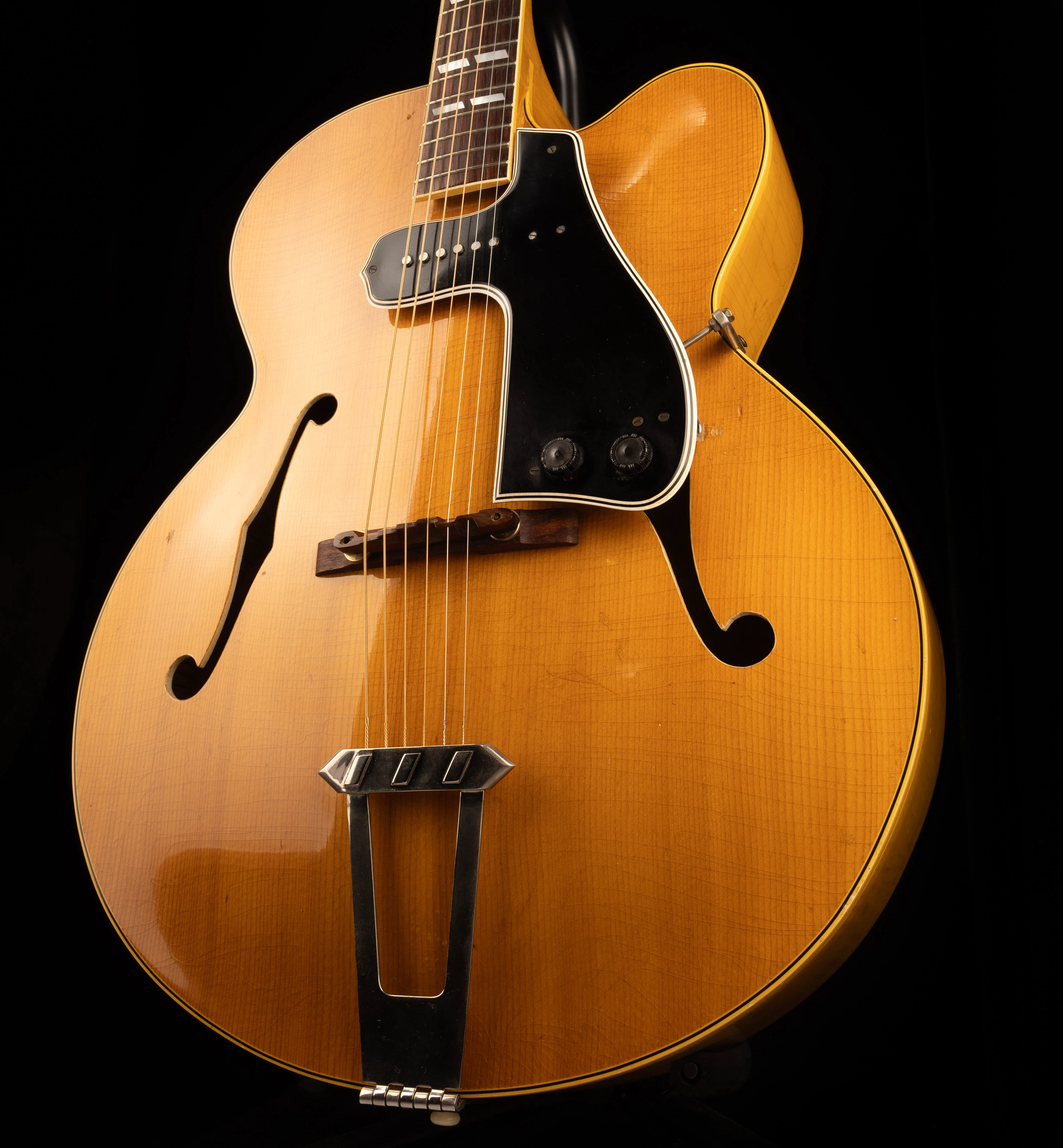 Vintage 1952 Gibson L-7CNE Natural Electric Guitar With OHSC - Image 4