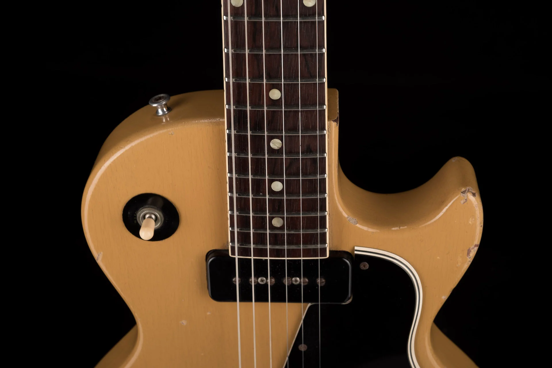 Pre Owned Vintage 1957 Gibson Les Paul Special TV Yellow Single Cut With Case - Image 3