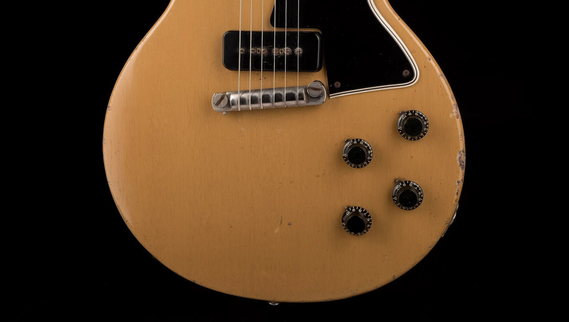 Pre Owned Vintage 1957 Gibson Les Paul Special TV Yellow Single Cut With Case - Image 5