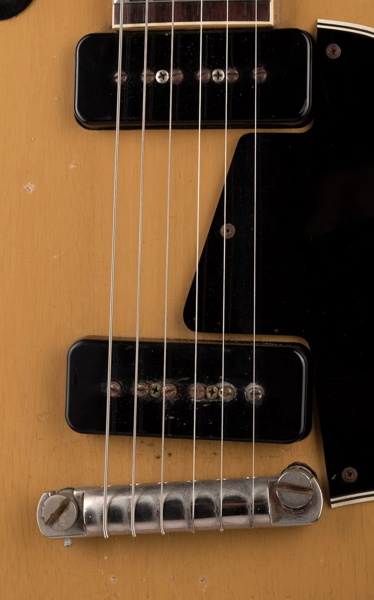 Pre Owned Vintage 1957 Gibson Les Paul Special TV Yellow Single Cut With Case - Image 7