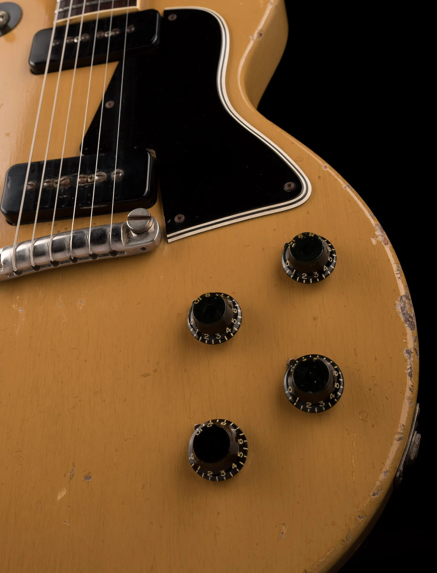 Pre Owned Vintage 1957 Gibson Les Paul Special TV Yellow Single Cut With Case - Image 8