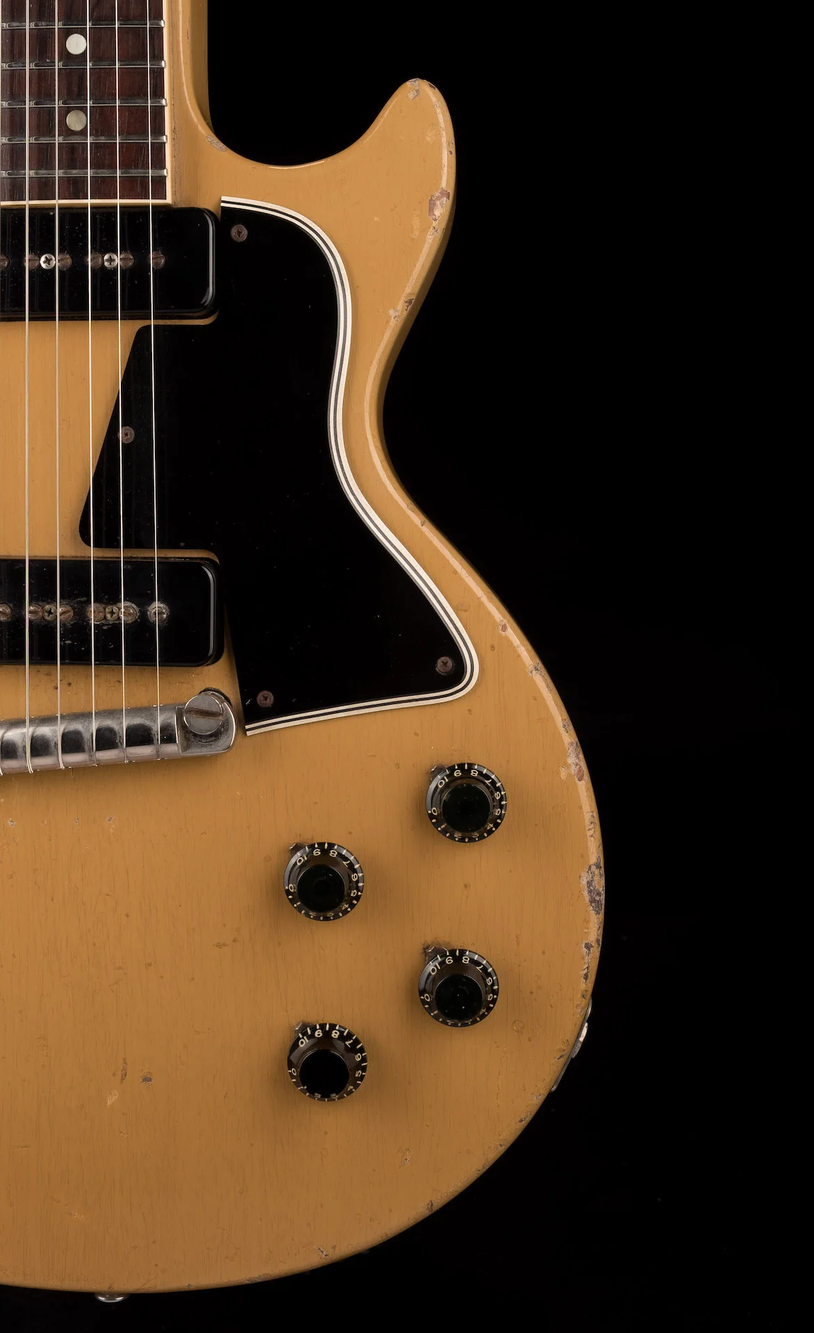 Pre Owned Vintage 1957 Gibson Les Paul Special TV Yellow Single Cut With Case - Image 9