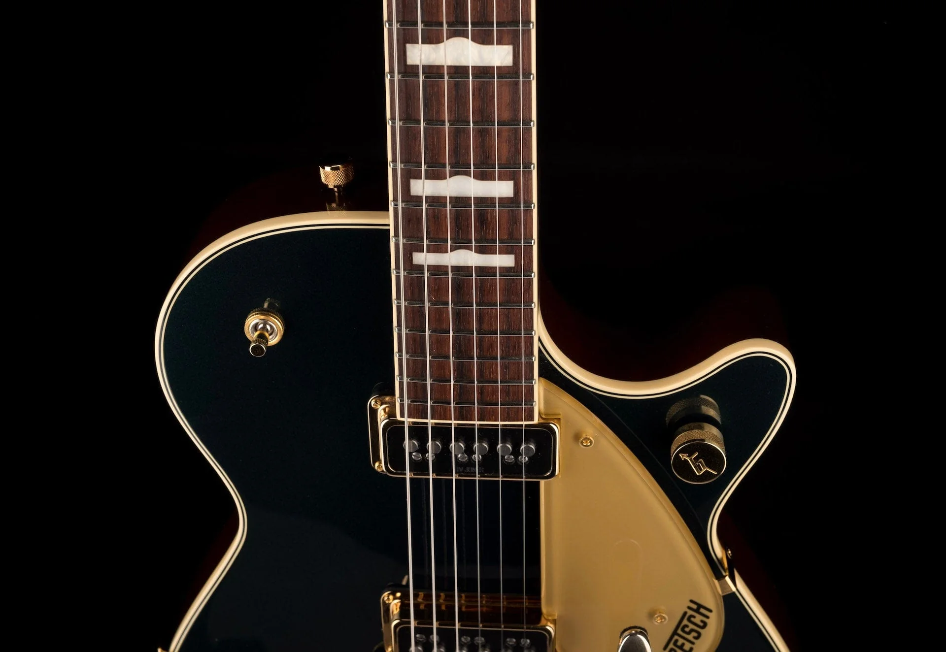Pre Owned 2019 Gretsch G6128T-57 Vintage Select '57 Duo Cadillac Green With OHSC - Image 3