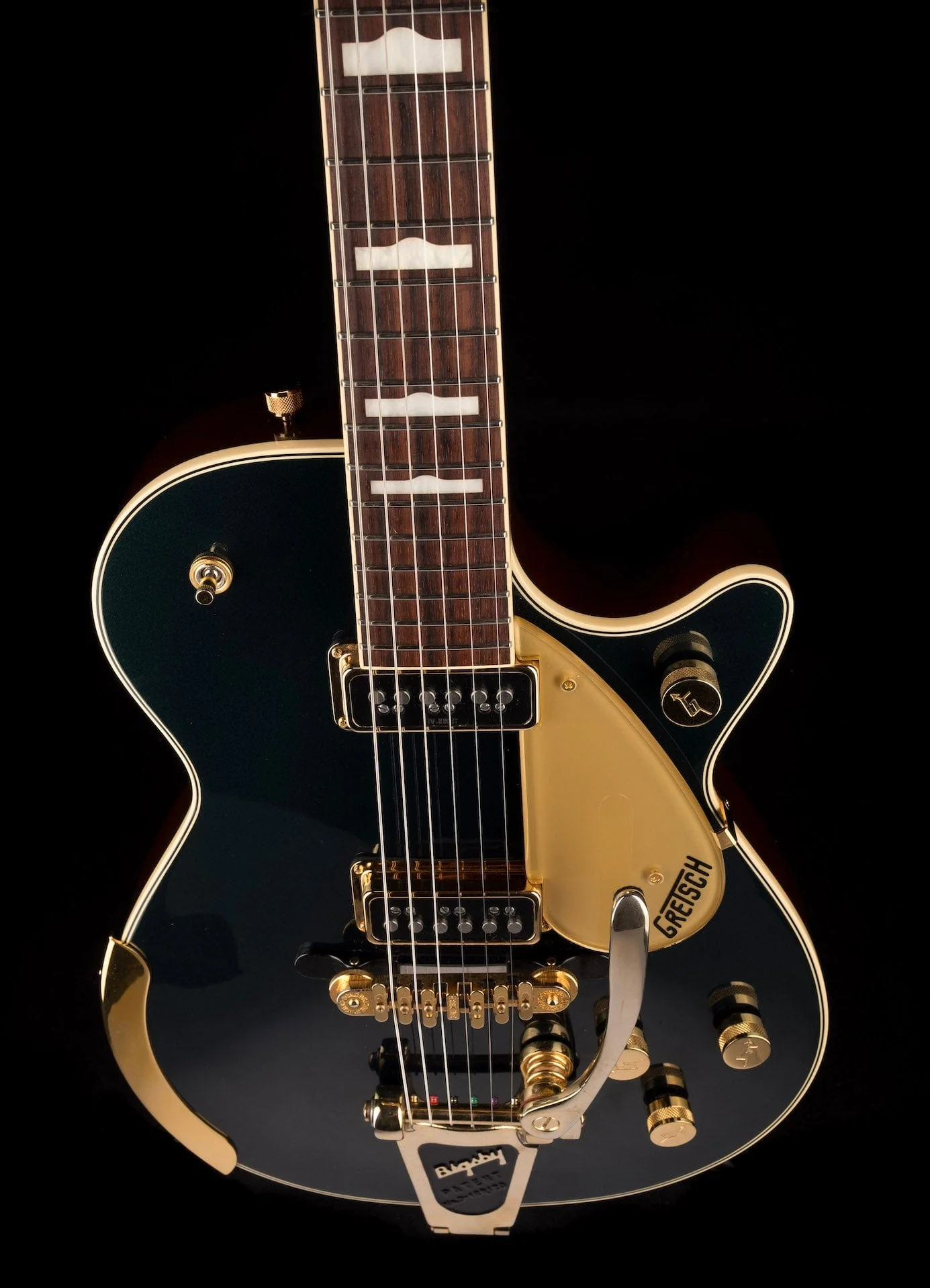 Pre Owned 2019 Gretsch G6128T-57 Vintage Select '57 Duo Cadillac Green With OHSC - Image 4
