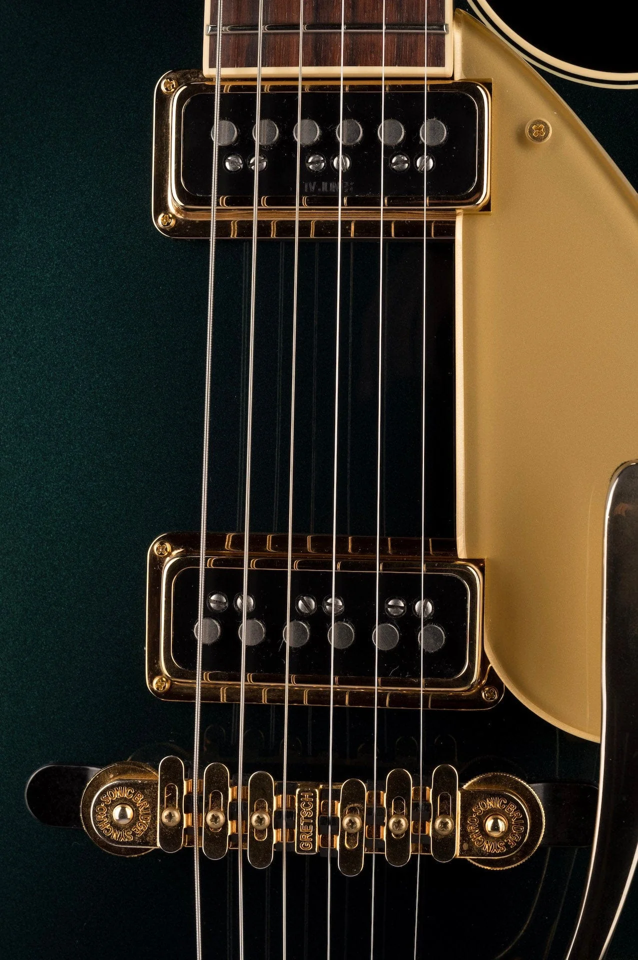 Pre Owned 2019 Gretsch G6128T-57 Vintage Select '57 Duo Cadillac Green With OHSC - Image 7