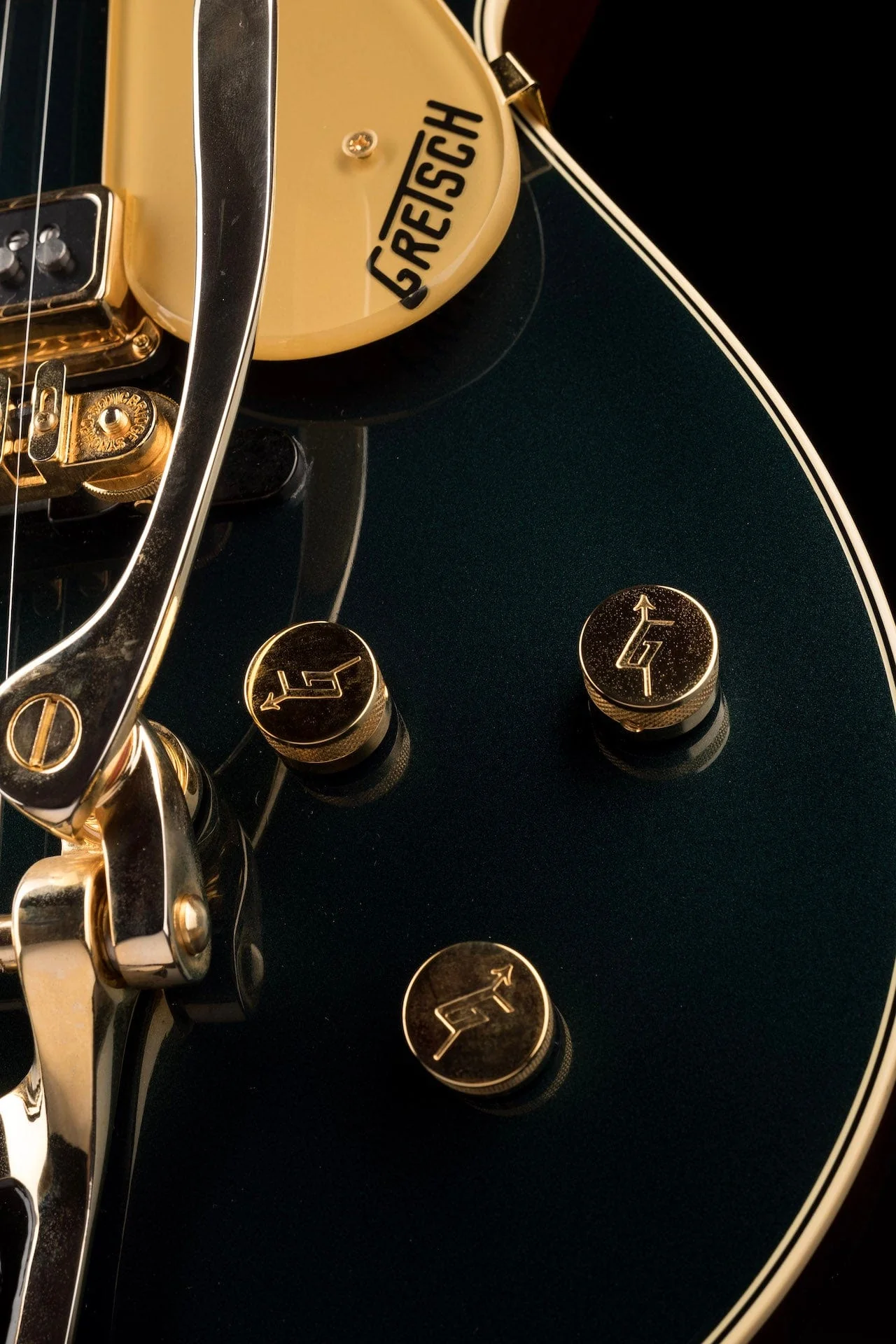 Pre Owned 2019 Gretsch G6128T-57 Vintage Select '57 Duo Cadillac Green With OHSC - Image 8