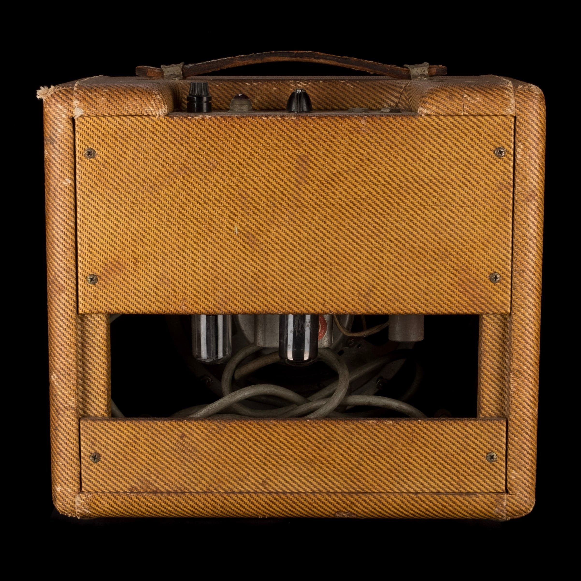 Vintage 1959 Fender Champion Tweed Guitar Amp Combo - Image 9