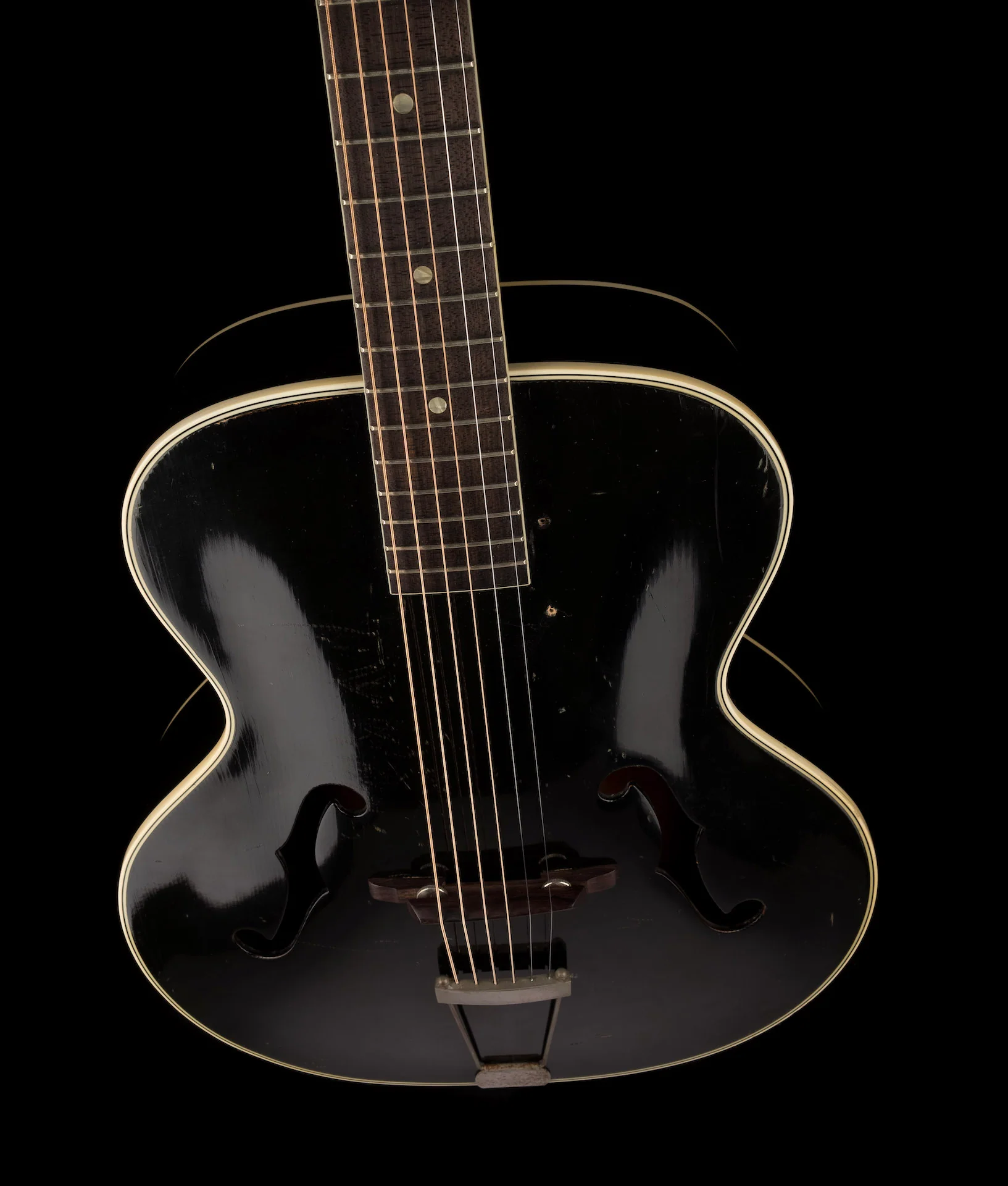 Vintage 1959 Harmony Montclair Archtop Black with Case - Image 4
