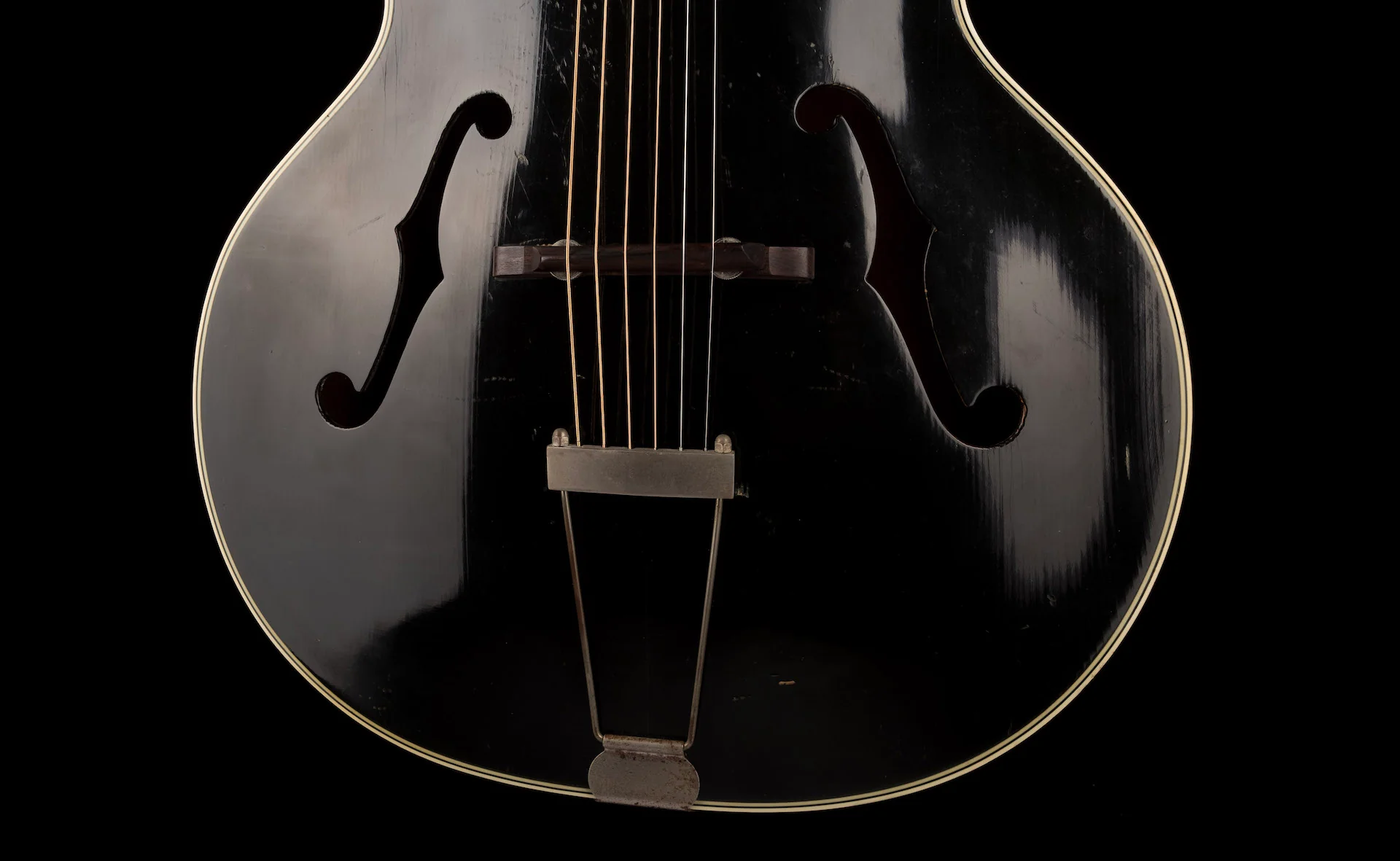 Vintage 1959 Harmony Montclair Archtop Black with Case - Image 5