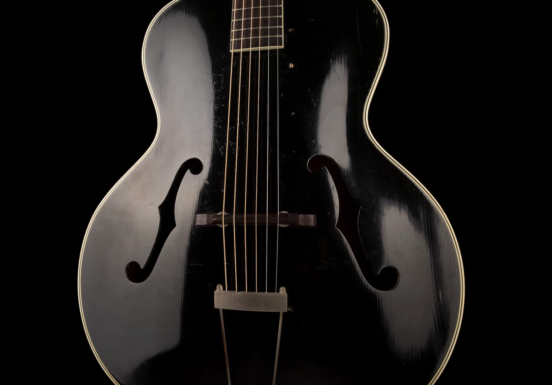 Vintage 1959 Harmony Montclair Archtop Black with Case - Image 6
