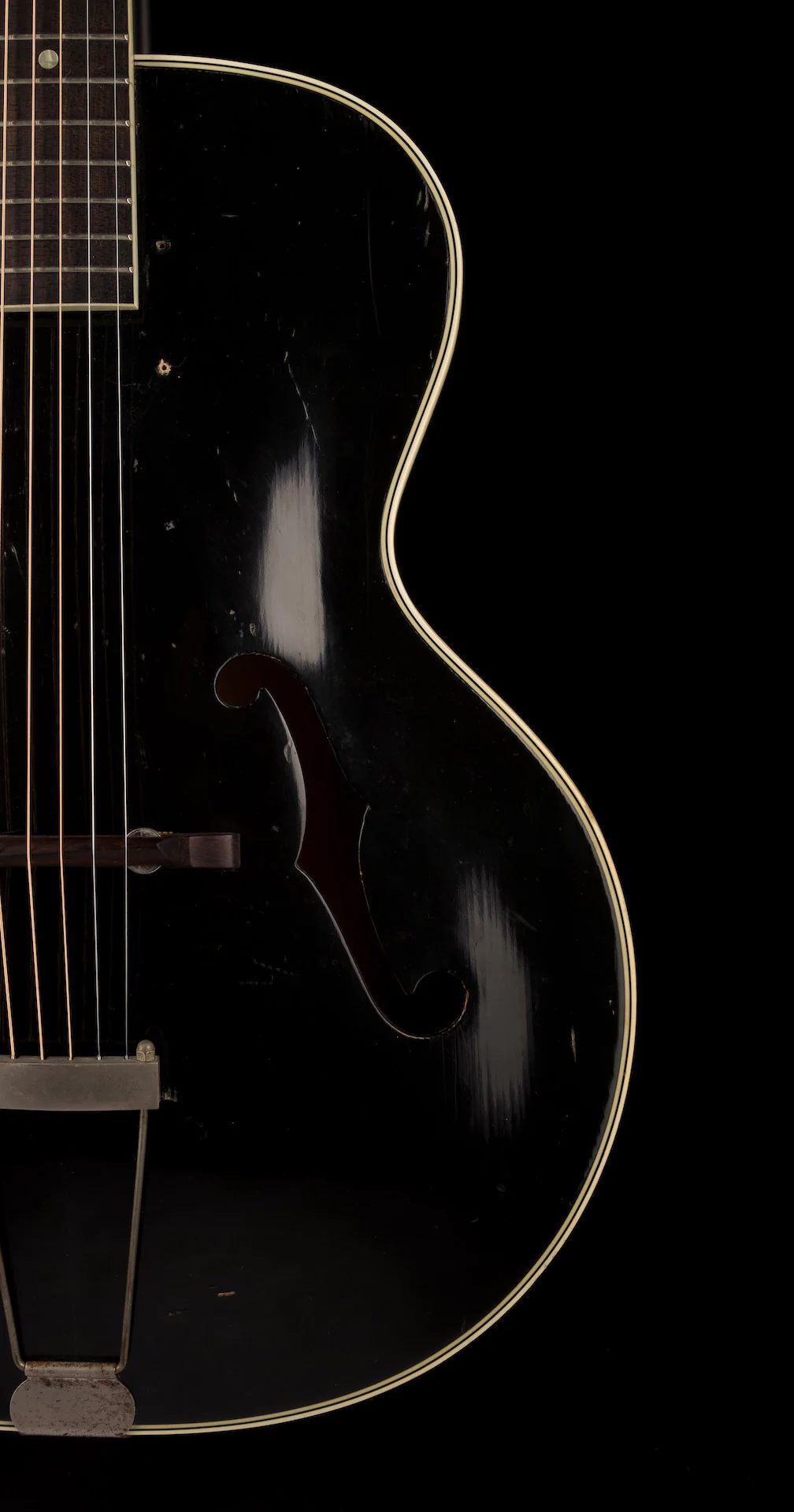 Vintage 1959 Harmony Montclair Archtop Black with Case - Image 7