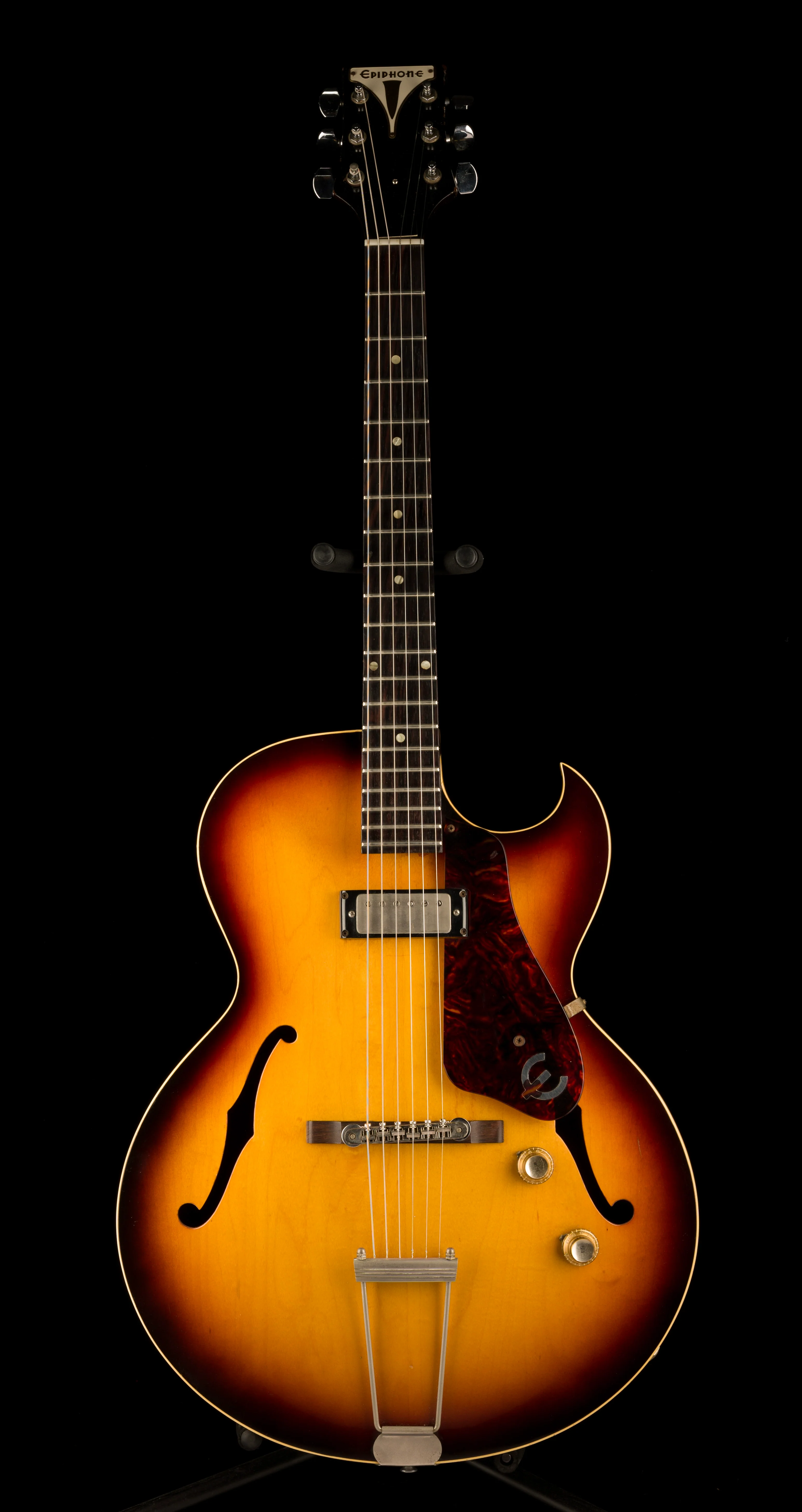 Vintage 1960/61 Epiphone Sorrento E452T Shaded Sunburst With HSC - Image 2