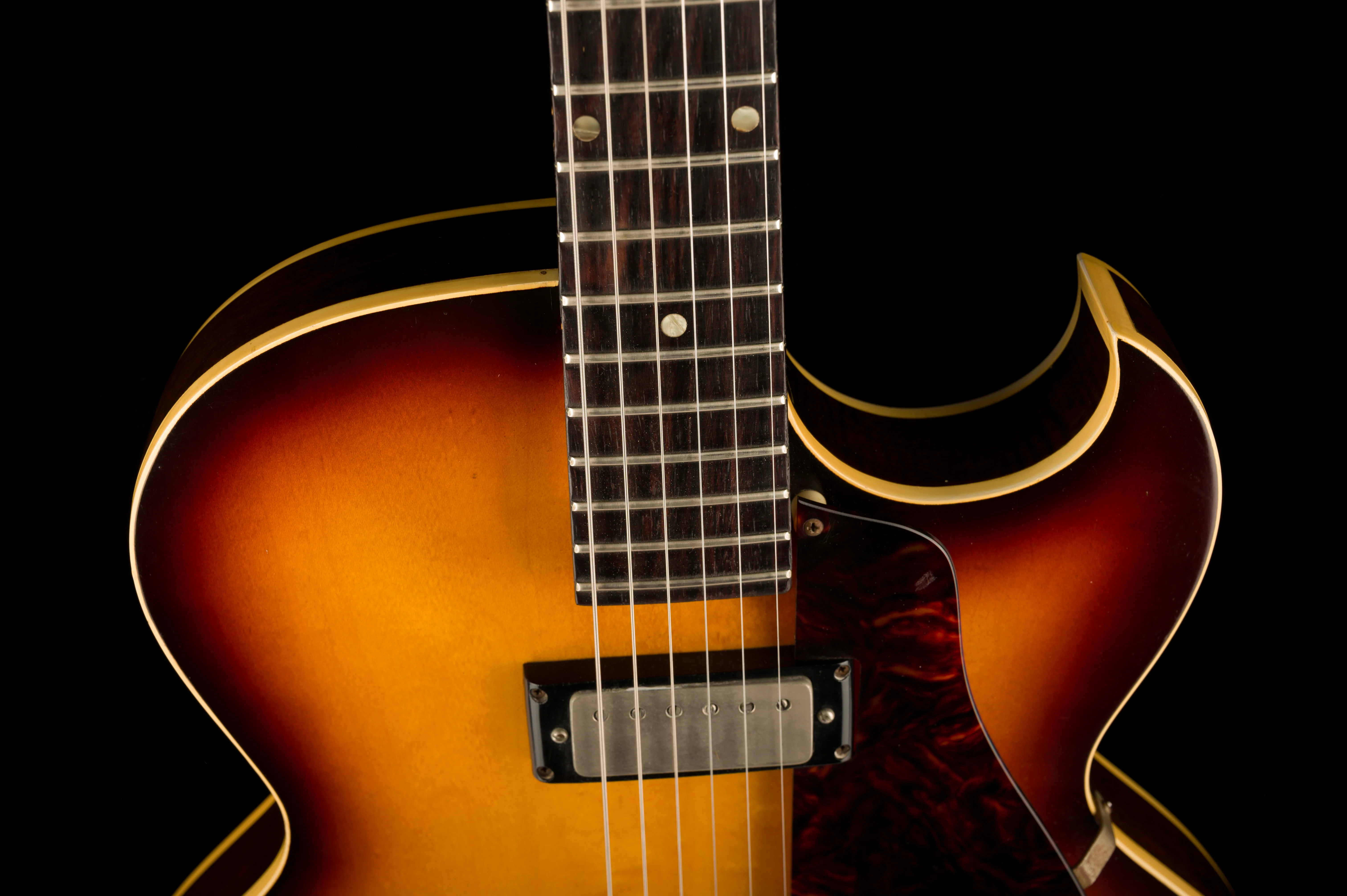 Vintage 1960/61 Epiphone Sorrento E452T Shaded Sunburst With HSC - Image 3