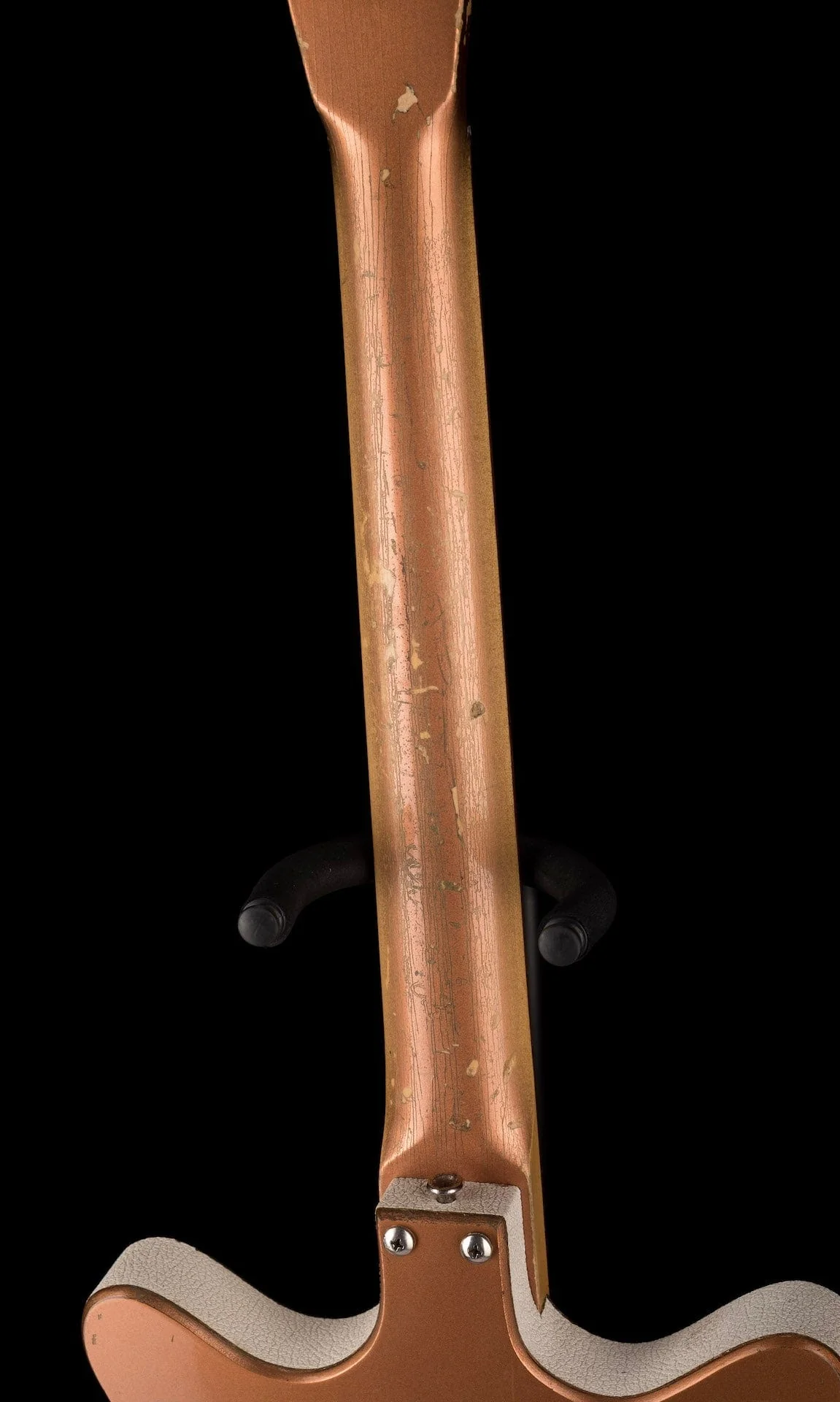 Vintage 1960's Danelectro Model 3412 Shorthorn Bass Copper With Bag - Image 21