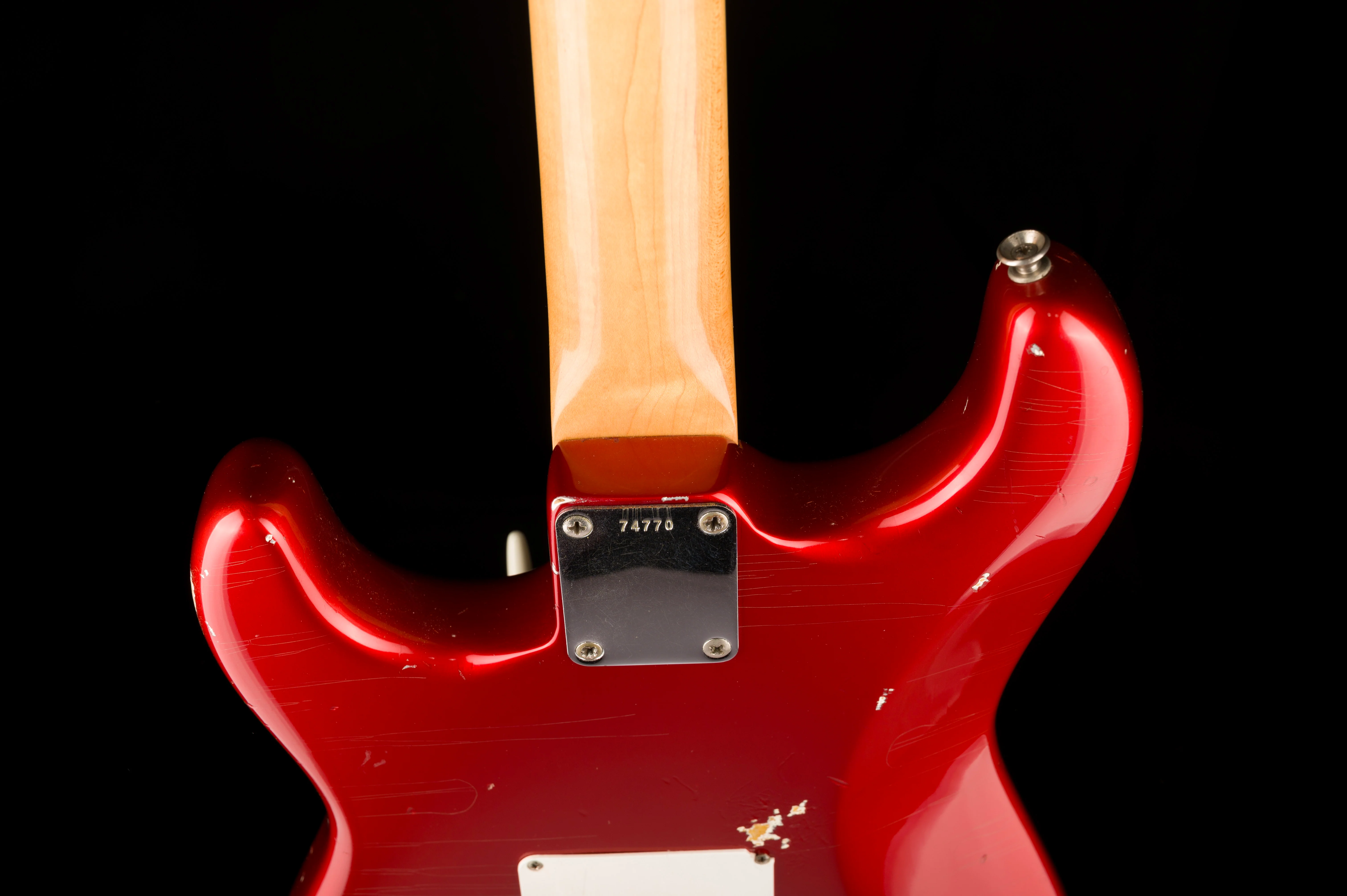 Vintage 1961/1963 Fender Stratocaster Candy Apple Red Electric Guitar With OHSC - Image 15