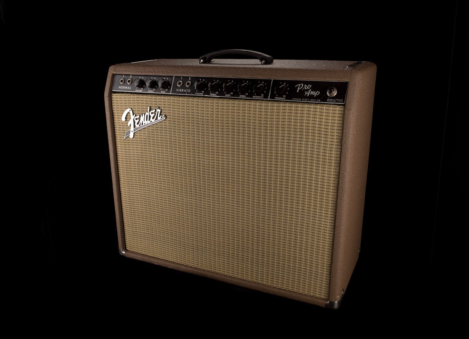 Vintage 1962 Fender Pro Amp Guitar Amp Combo - Image 2