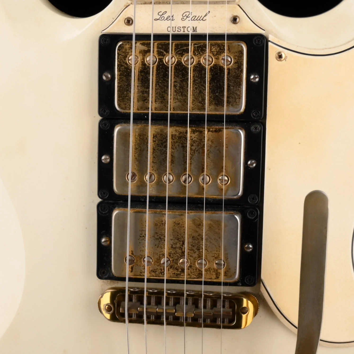 Vintage 1963 Gibson Les Paul Custom SG White with Case - Signed by Les Paul - Image 5