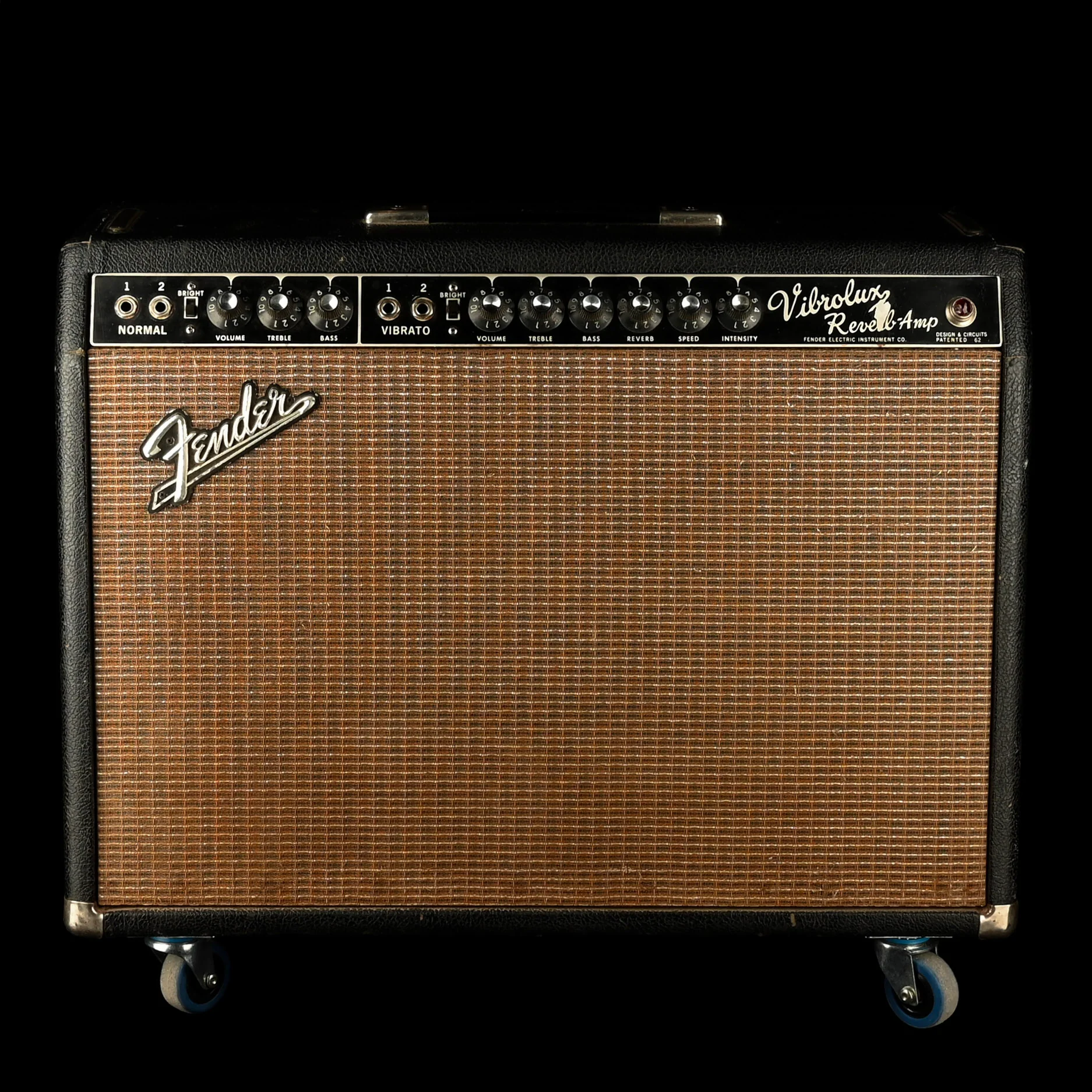 Vintage 1964 Fender Vibrolux Reverb 35-Watt 2x10" Guitar Amp Combo