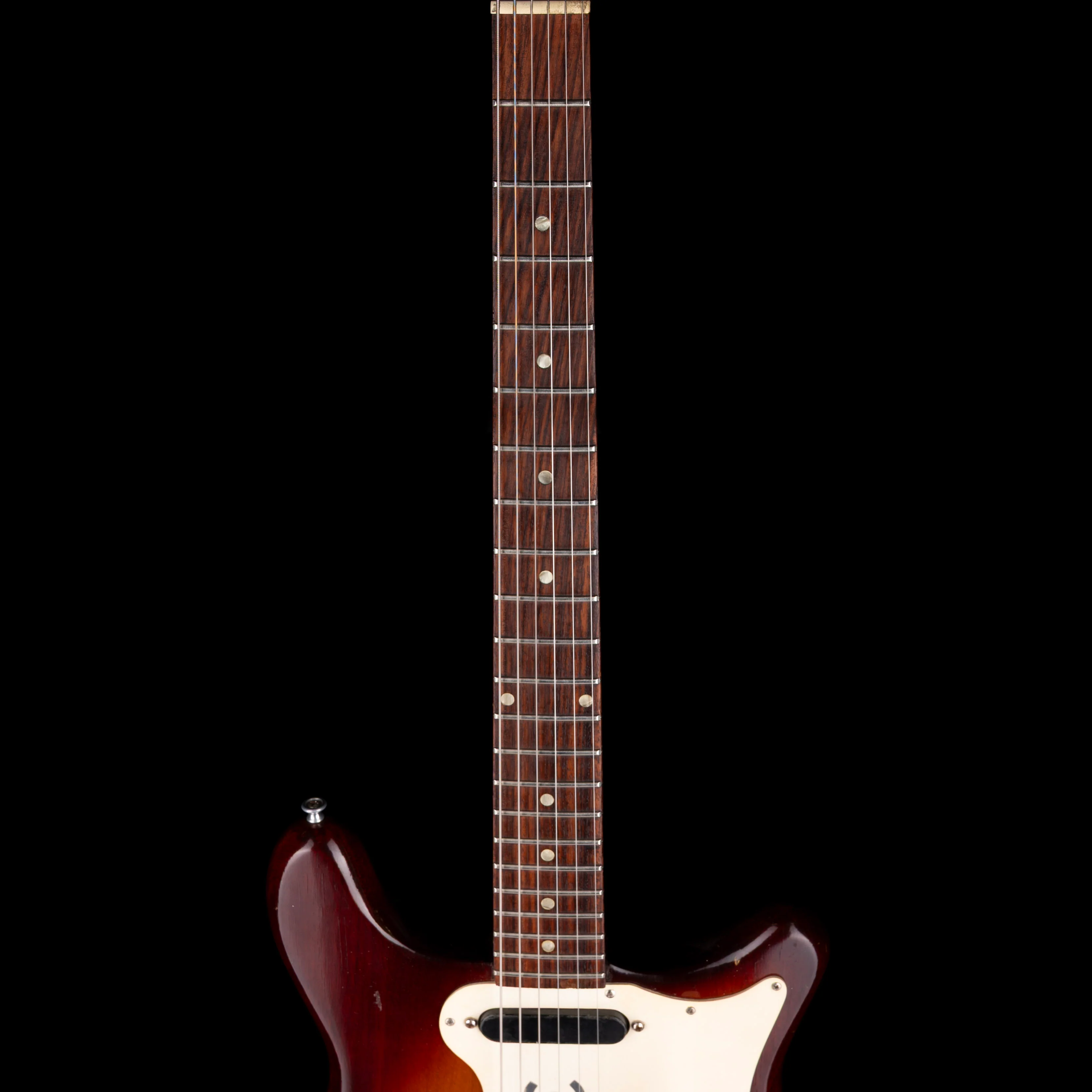 Pre Owned 1965-66 Epiphone Olympic Double Cut Sunburst With OSSC - Image 7