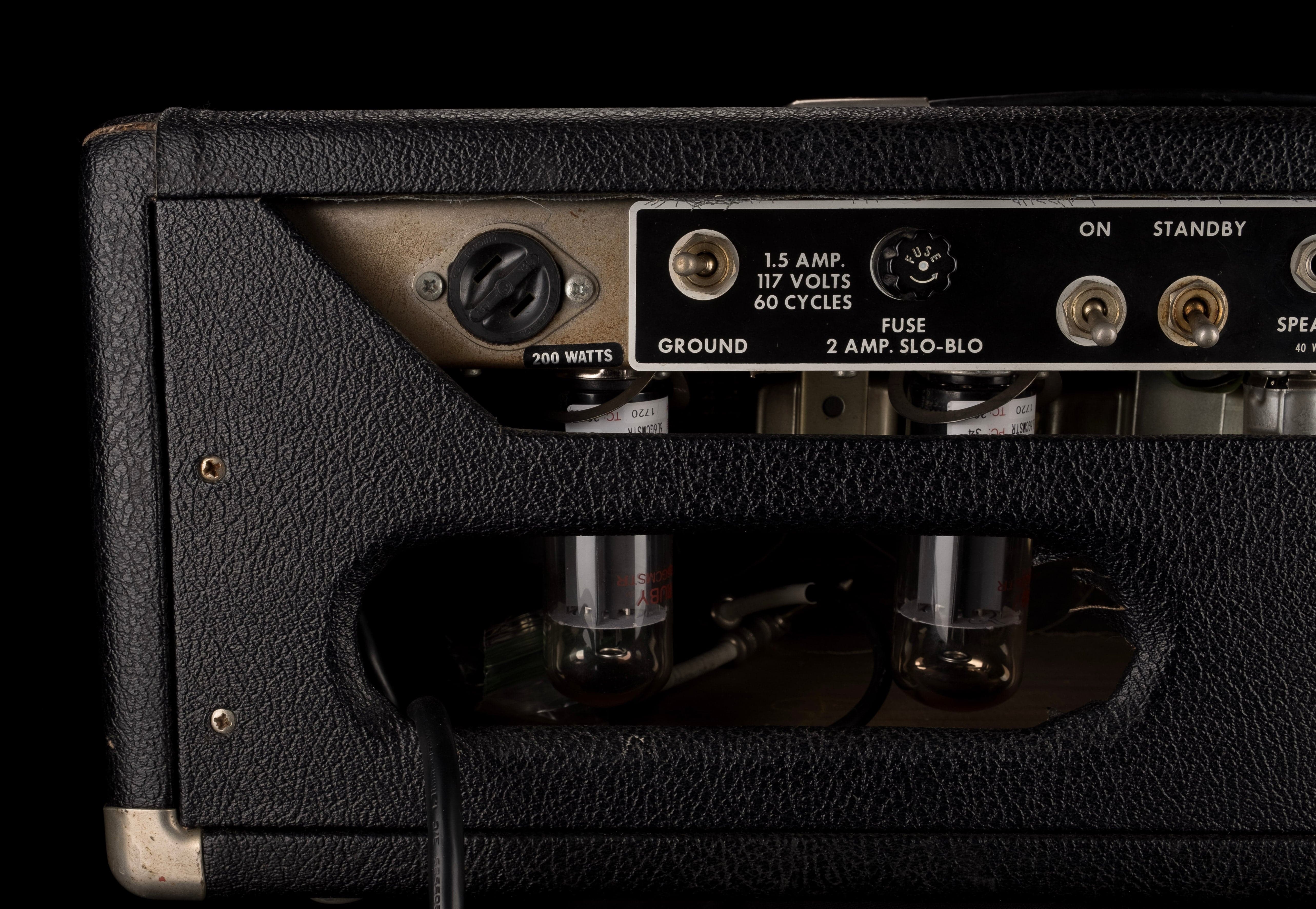 Vintage 1965 Fender Bandmaster Head And 2x12 Cabinet - Image 12