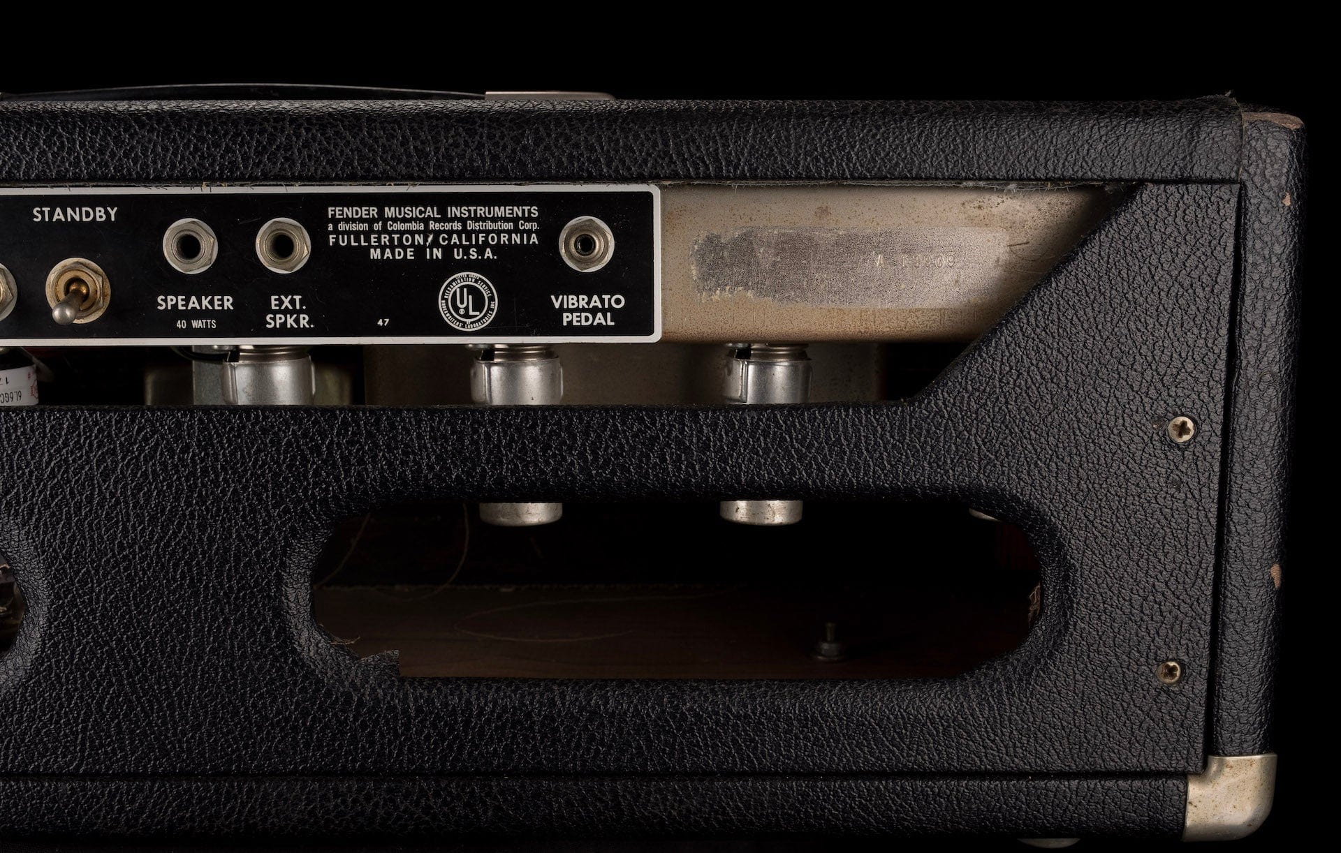 Vintage 1965 Fender Bandmaster Head And 2x12 Cabinet - Image 18