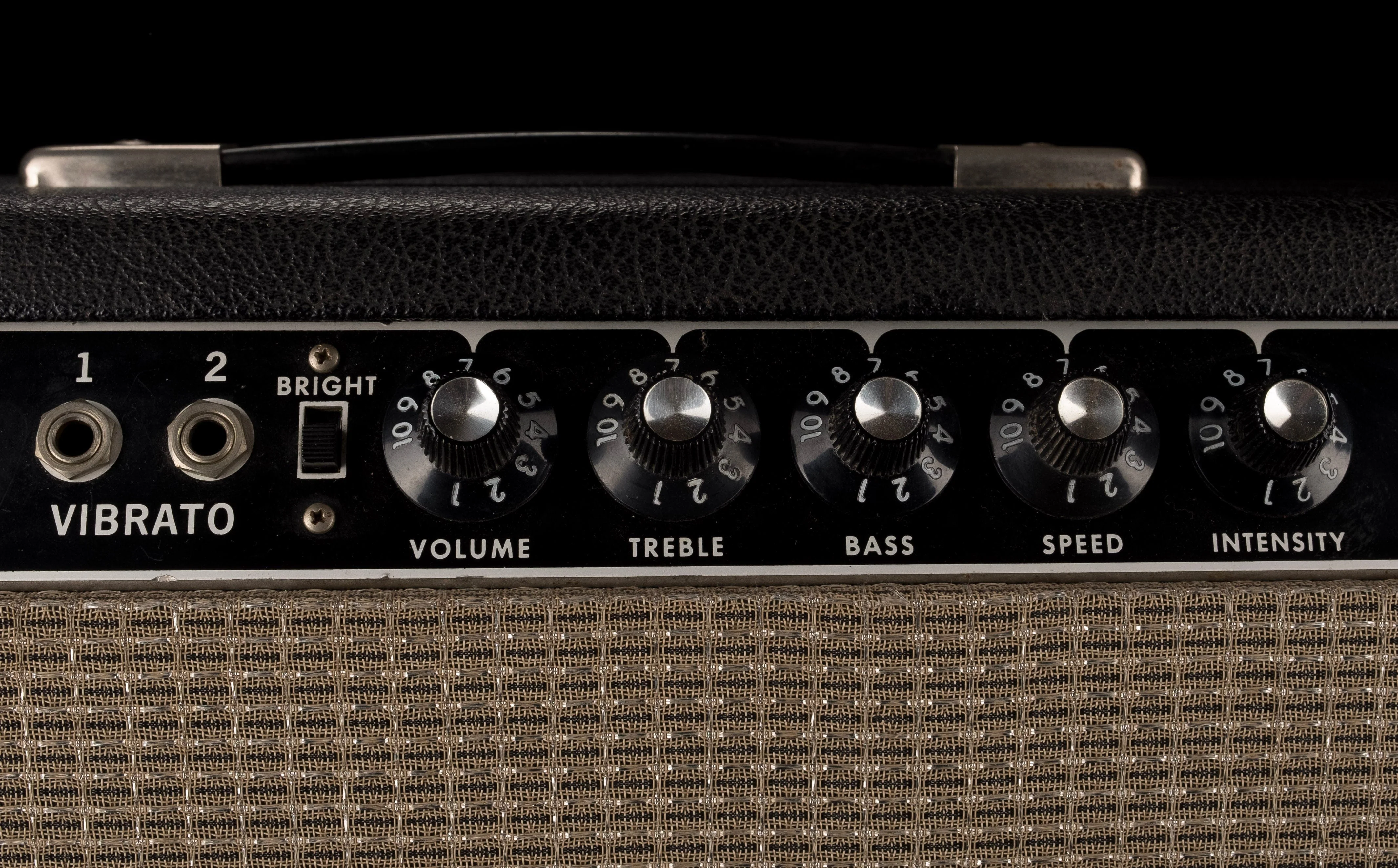 Vintage 1965 Fender Bandmaster Head And 2x12 Cabinet - Image 7