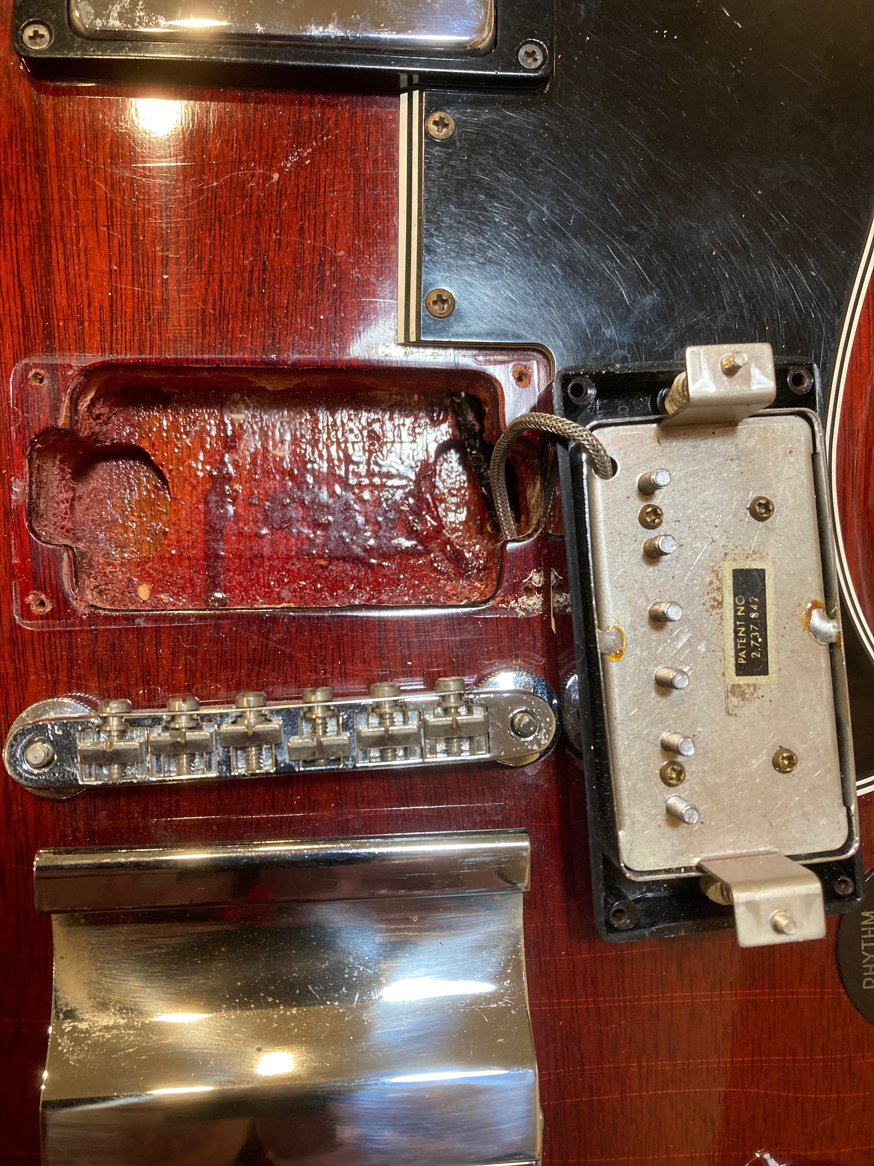 Vintage 1965 Gibson SG Standard Cherry With OHSC - Image 20
