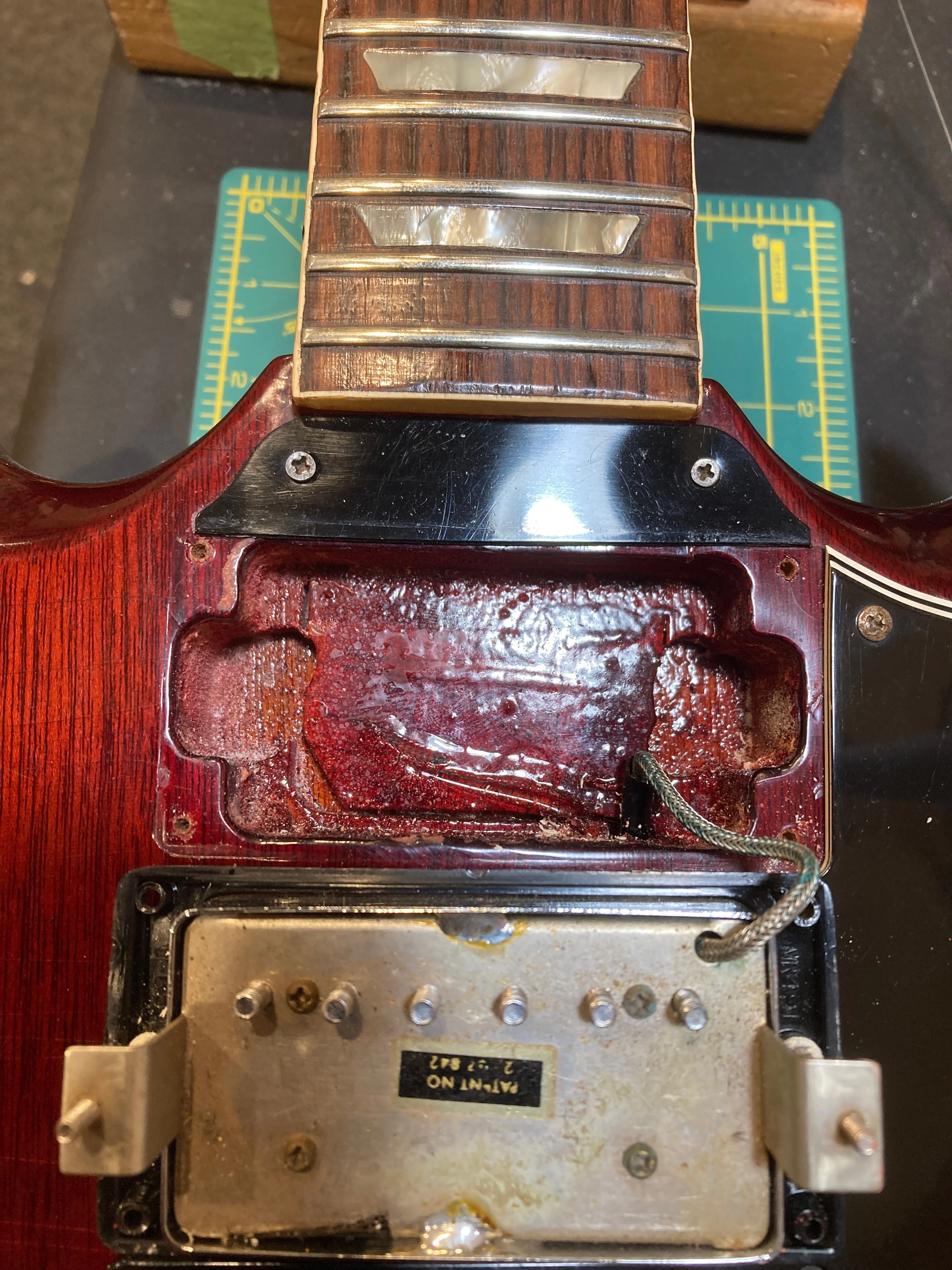 Vintage 1965 Gibson SG Standard Cherry With OHSC - Image 21