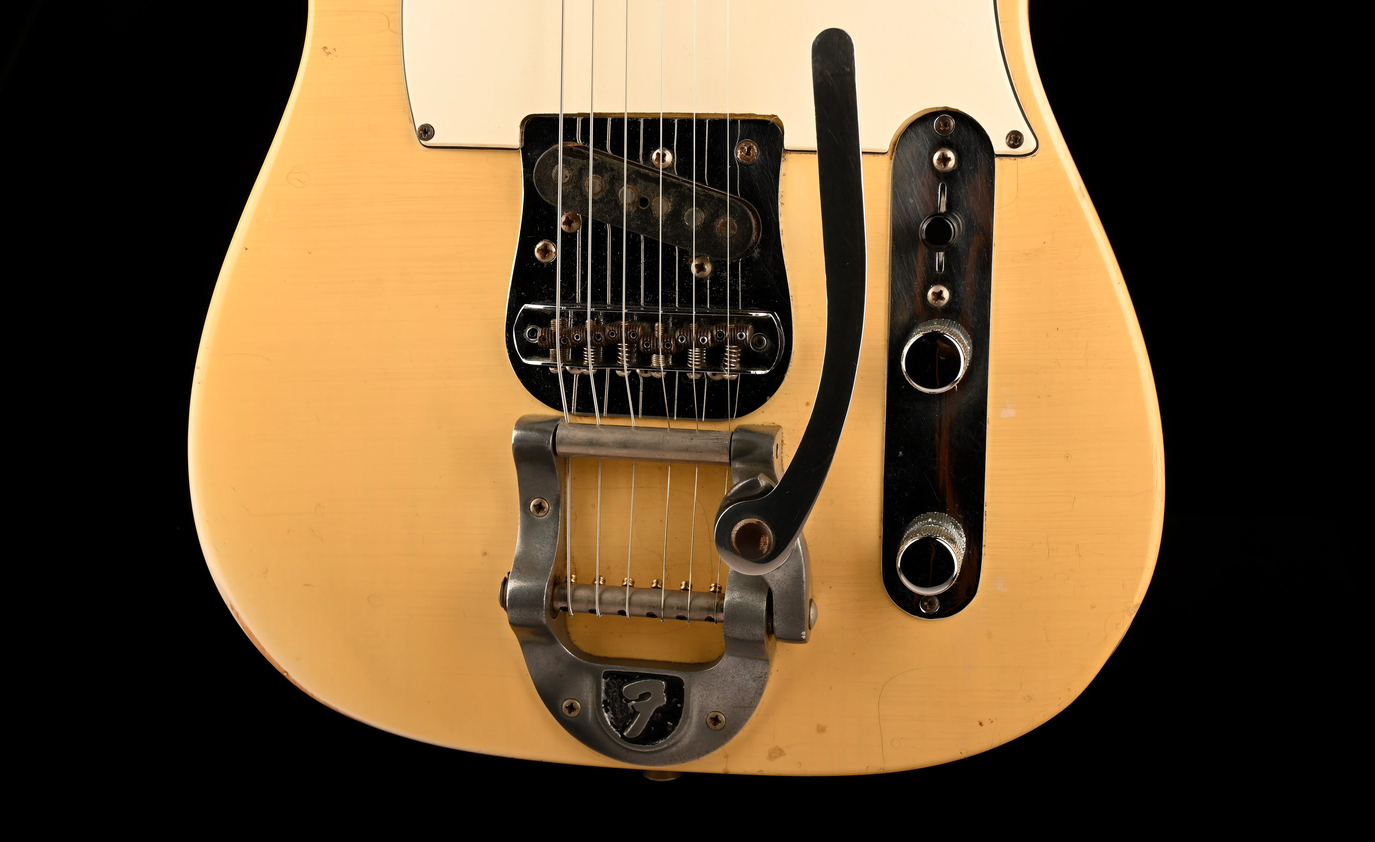 Vintage 1968 Fender Telecaster Blonde With Factory Fender Bigsby With OHSC - Image 5